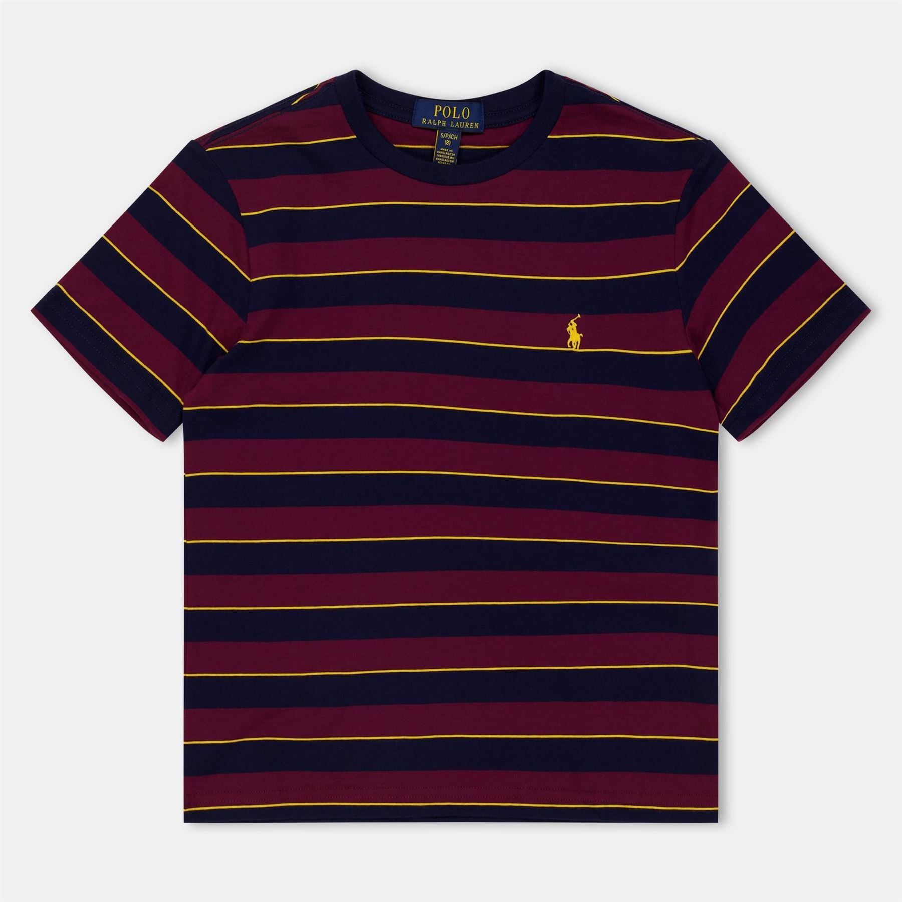 Polo Ralph Lauren Striped Crew Neck Short Sleeve T-Shirt