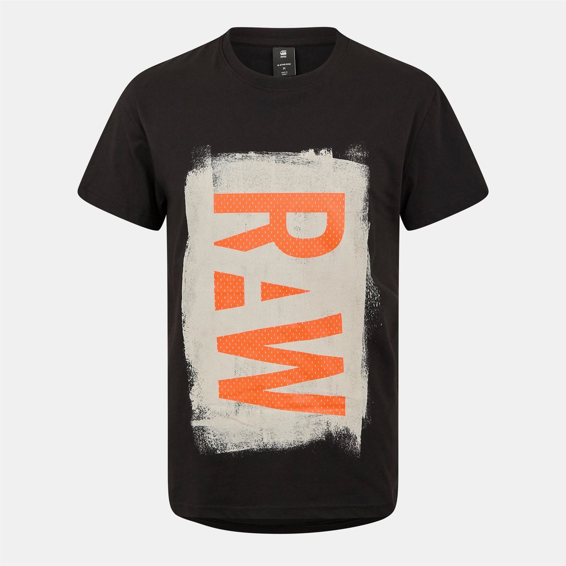 G Star Painted Lettering Crew Neck T-Shirt