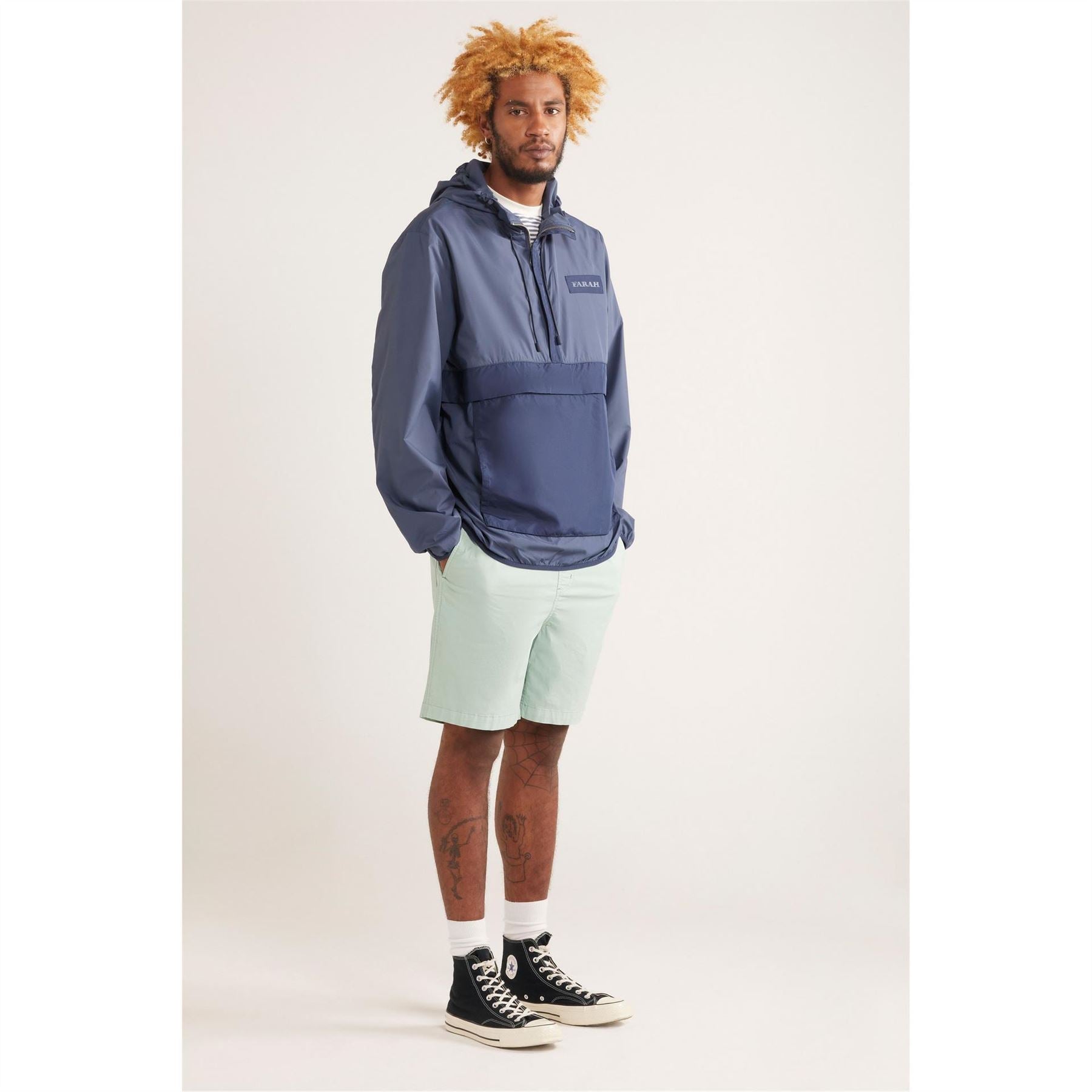 Farah Hooded Anorak Relaxed Fit Jacket