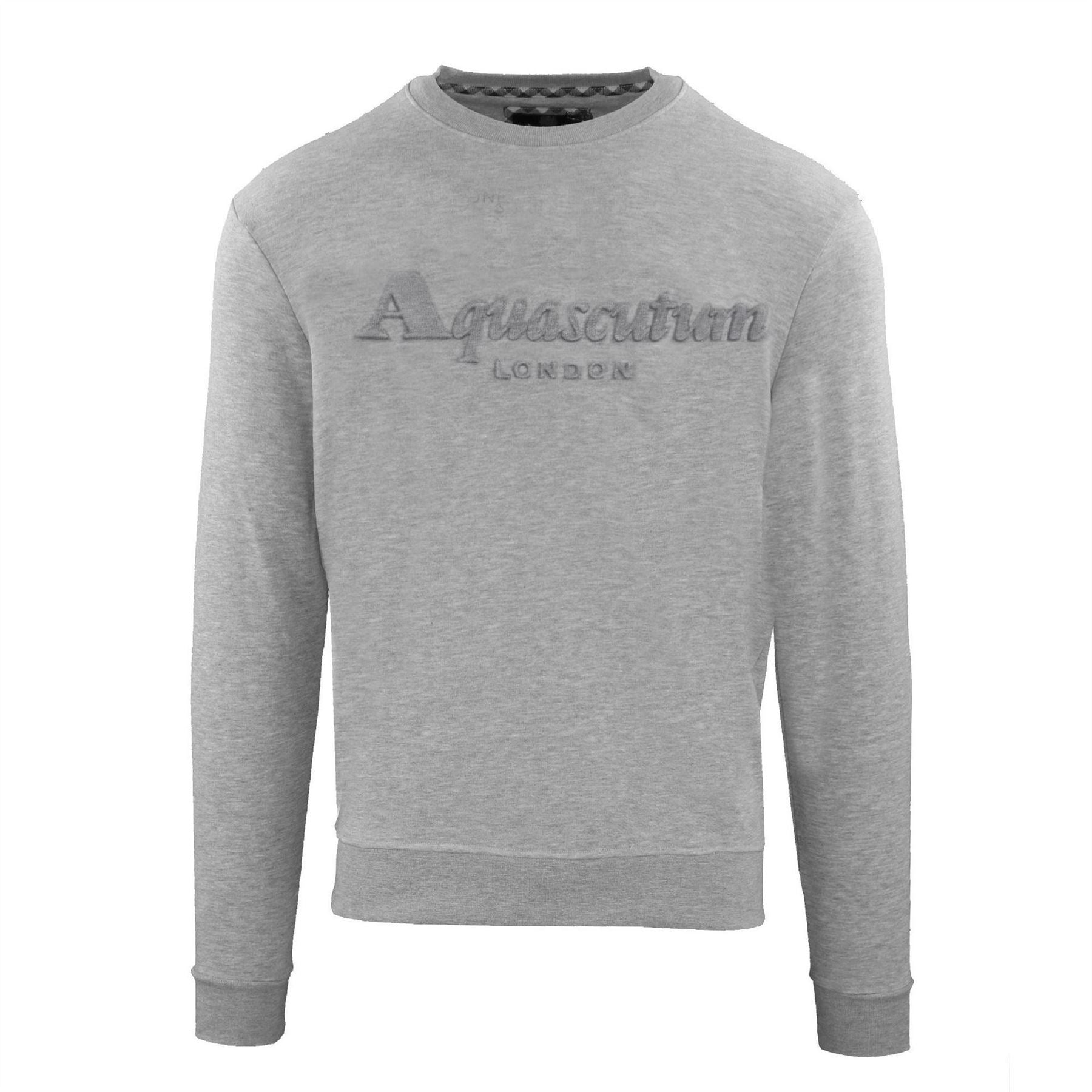 Aquascutum Embroidered Crew Neck Long Sleeve Sweatshirt