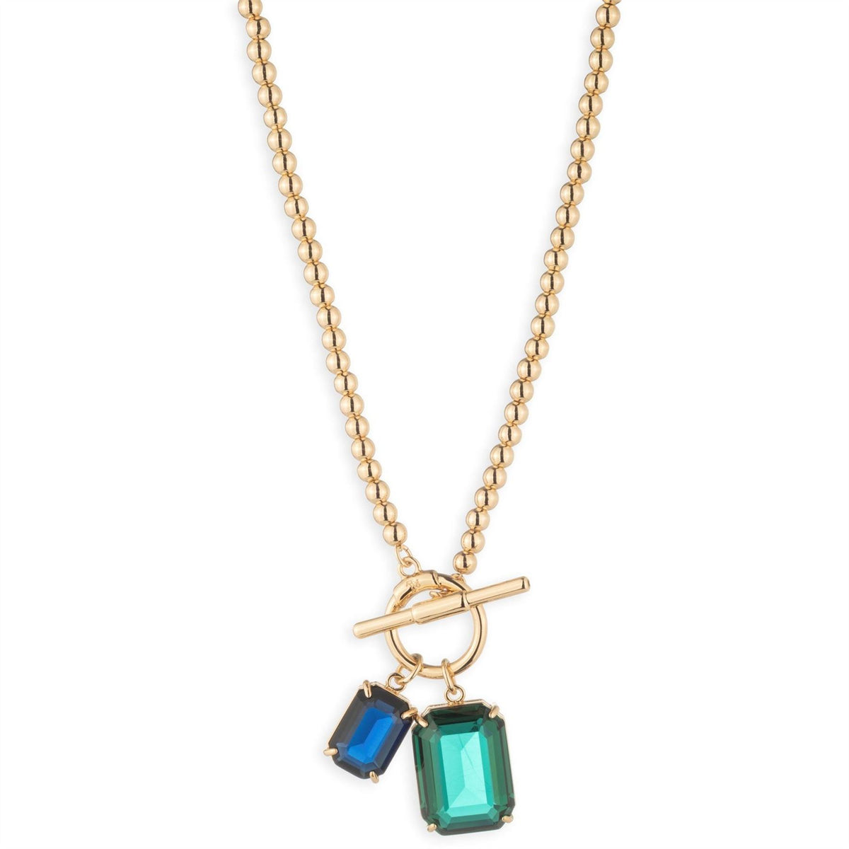 Lauren by Ralph Lauren Ralph Lauren Gold Tone  And  Colourful Stone Beaded Necklace