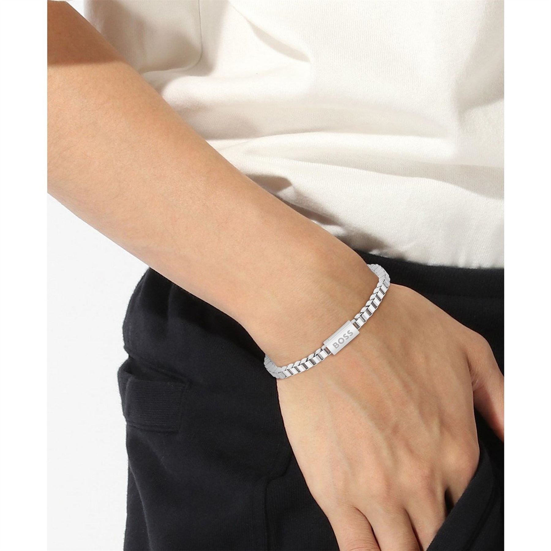 Boss Chain For Him Stainless Steel Bracelet