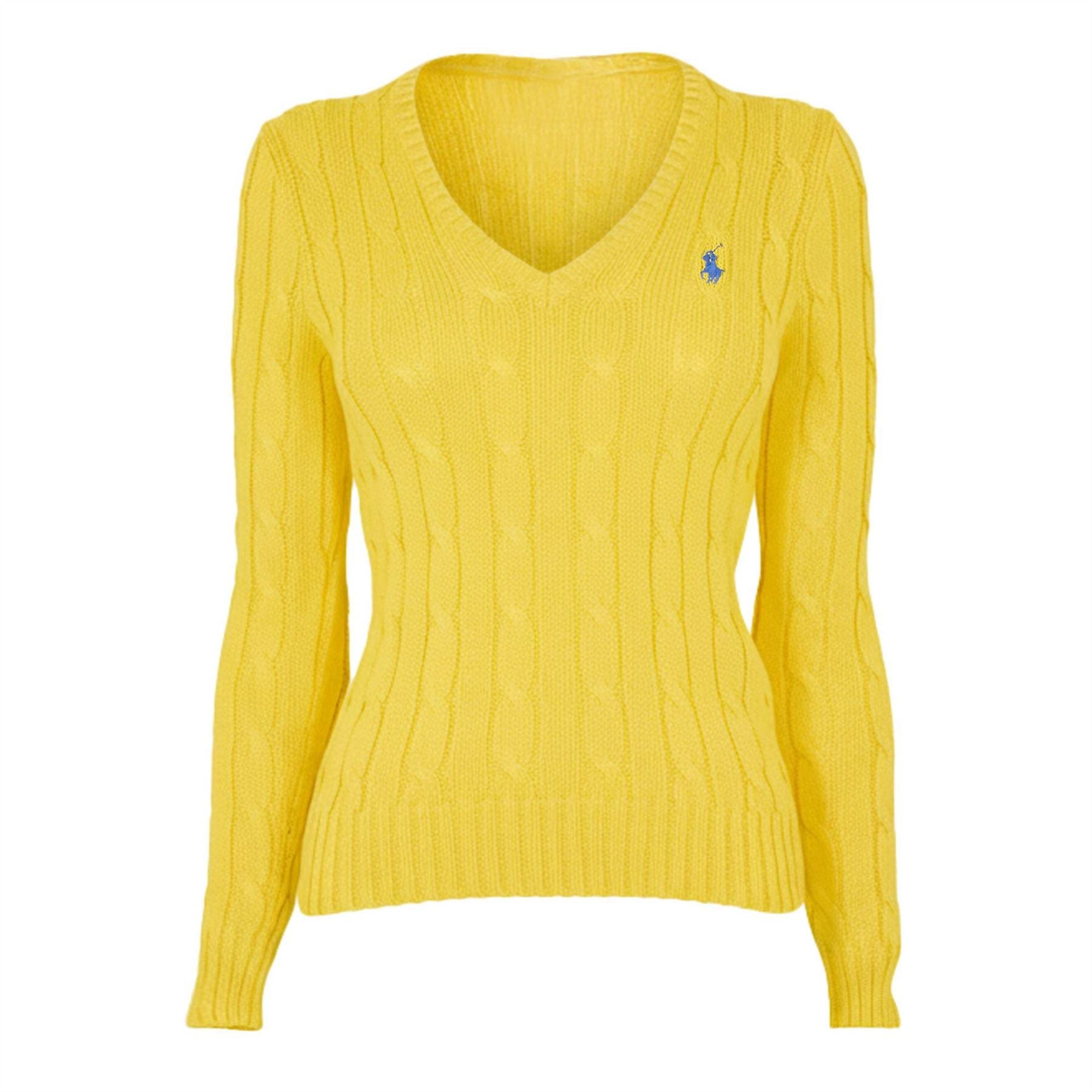 Polo Ralph Lauren Cable Knit V Neck Jumper