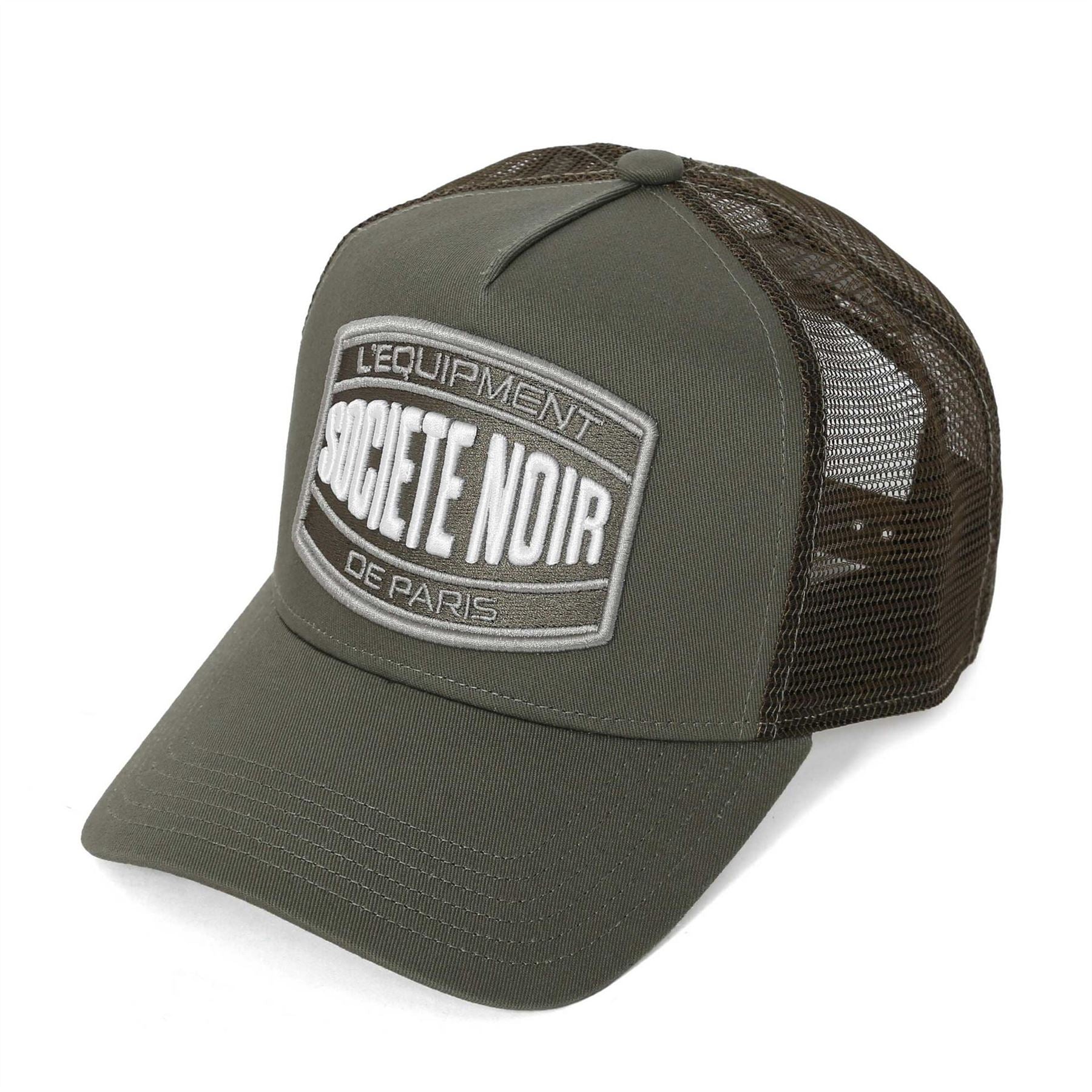 Societe Noir Logo Lettering Adjustable Trucker Cap