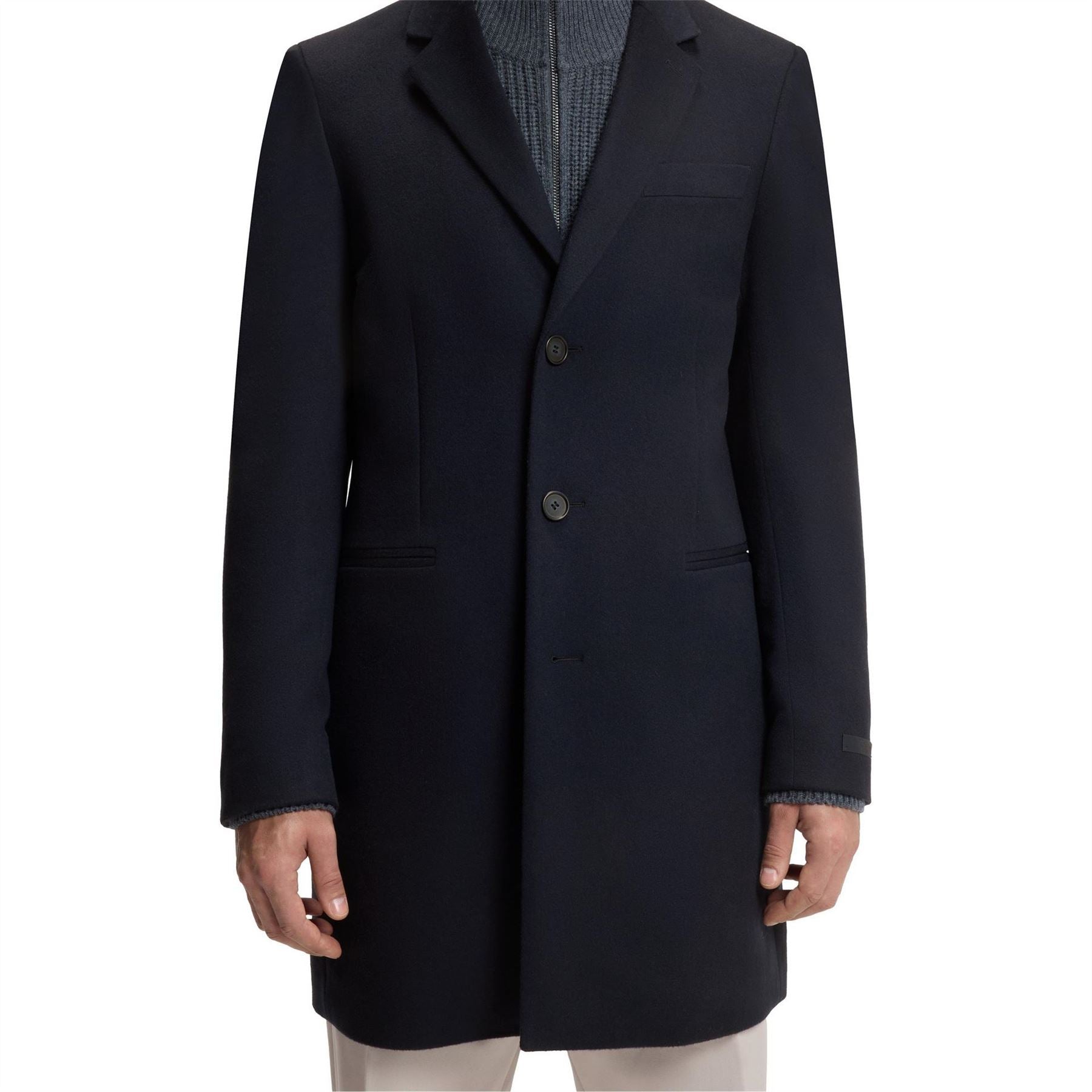 Boss BECKHAM Wool Cashmere Overcoat