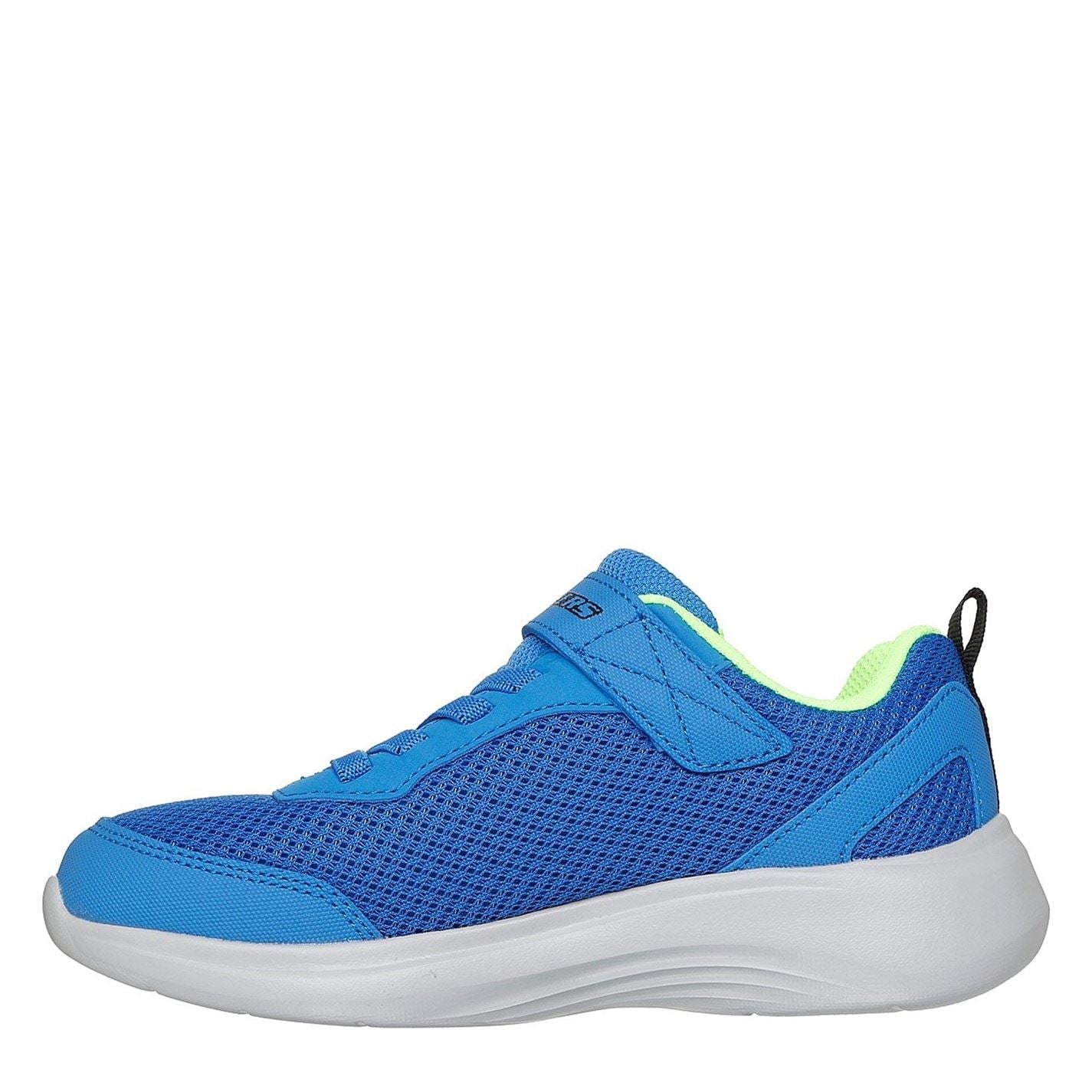 Skechers Lightweight Gore  And  Strap Sneaker Runners Boys
