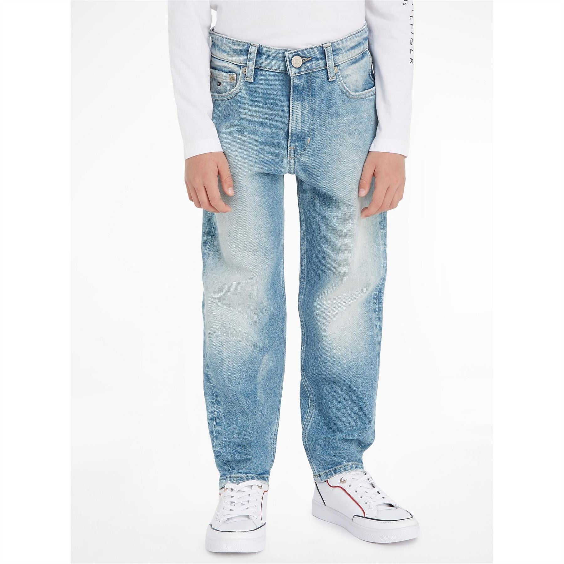 Tommy Hilfiger Hemp Light Wash Jeans Juniors