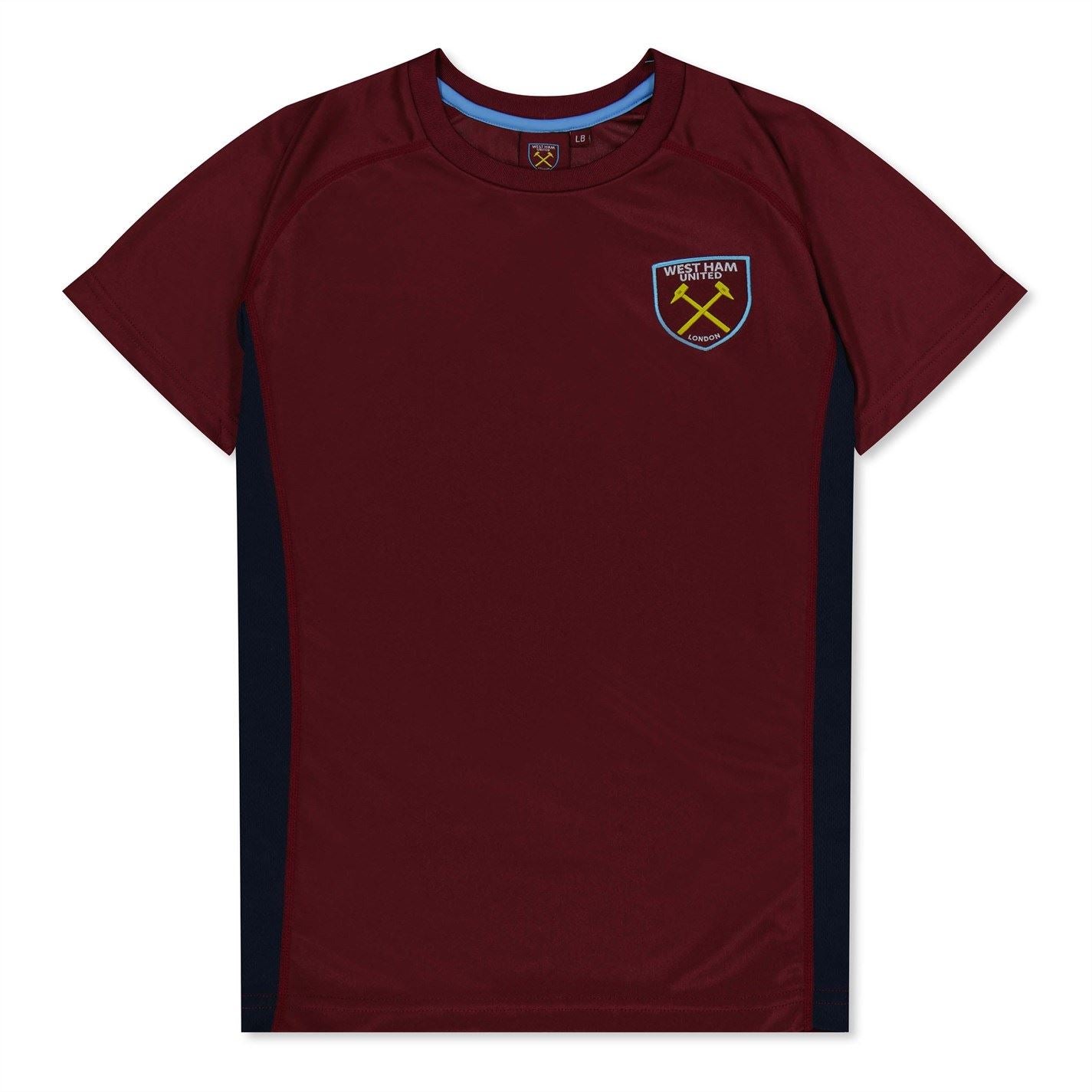 Source Lab Ham United Poly T-Shirt Juniors
