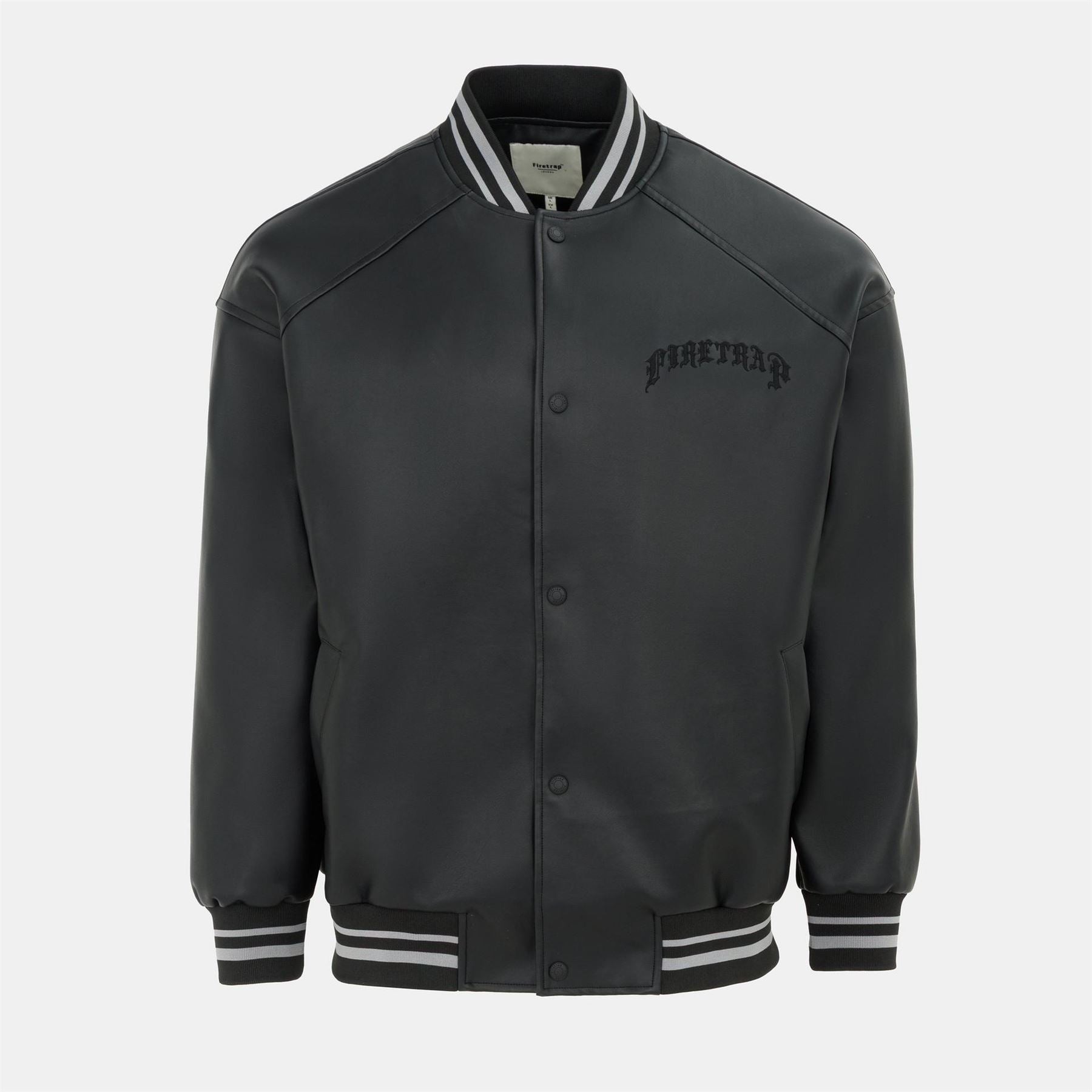 Firetrap Mens Baseball Pu Jacket