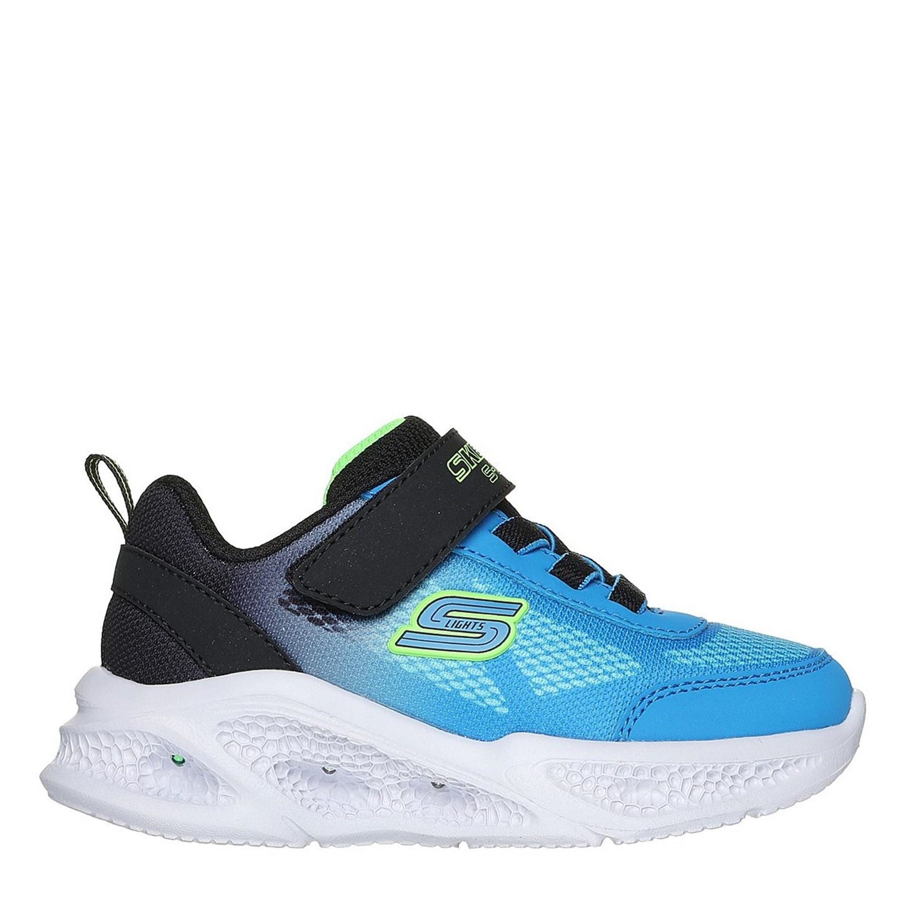 Skechers Lighted Gore  And  Strap Sneaker W Mult Light Up Trainers Boys