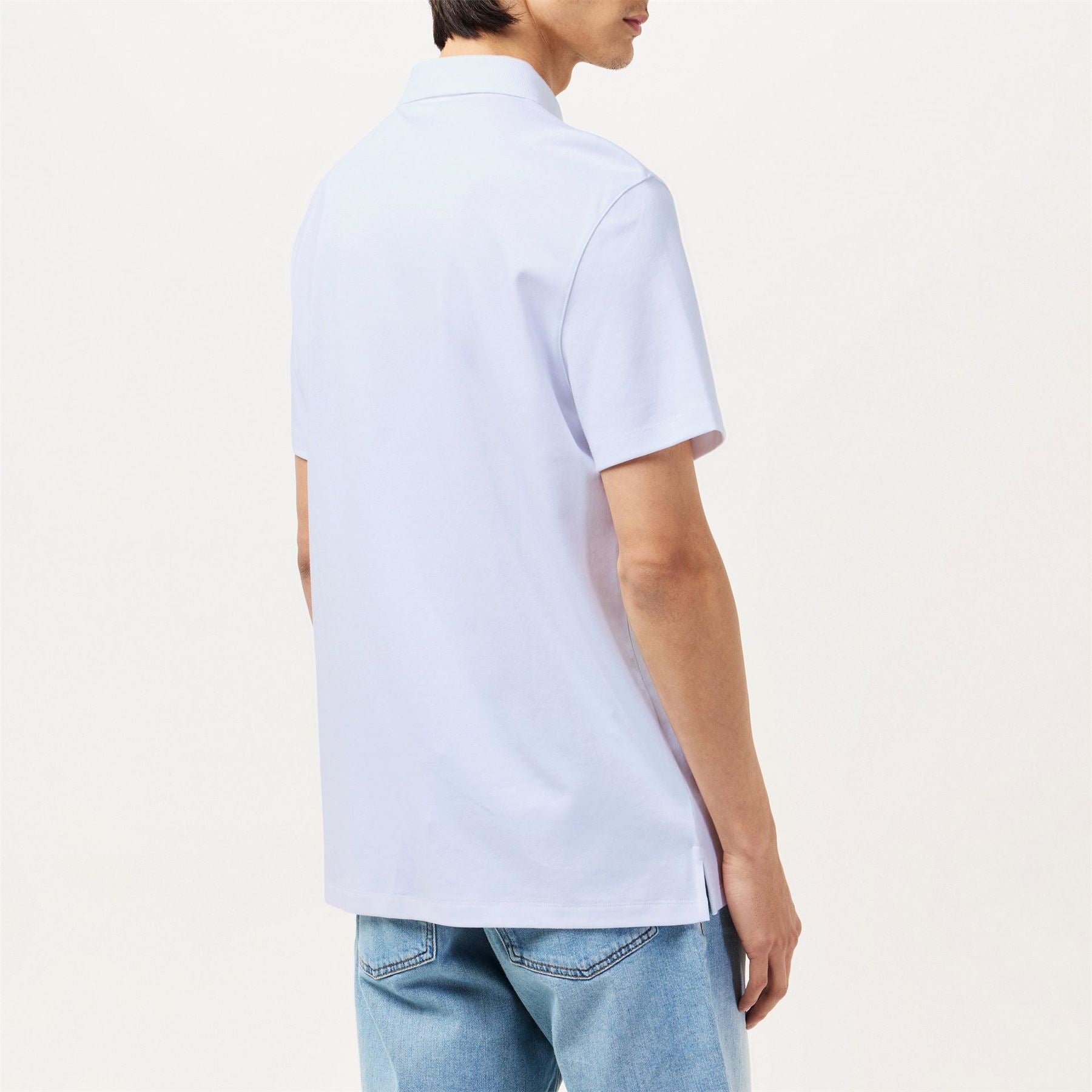 Calvin Klein Jeans Pima Collared Neck Short Sleeve Polo Shirt