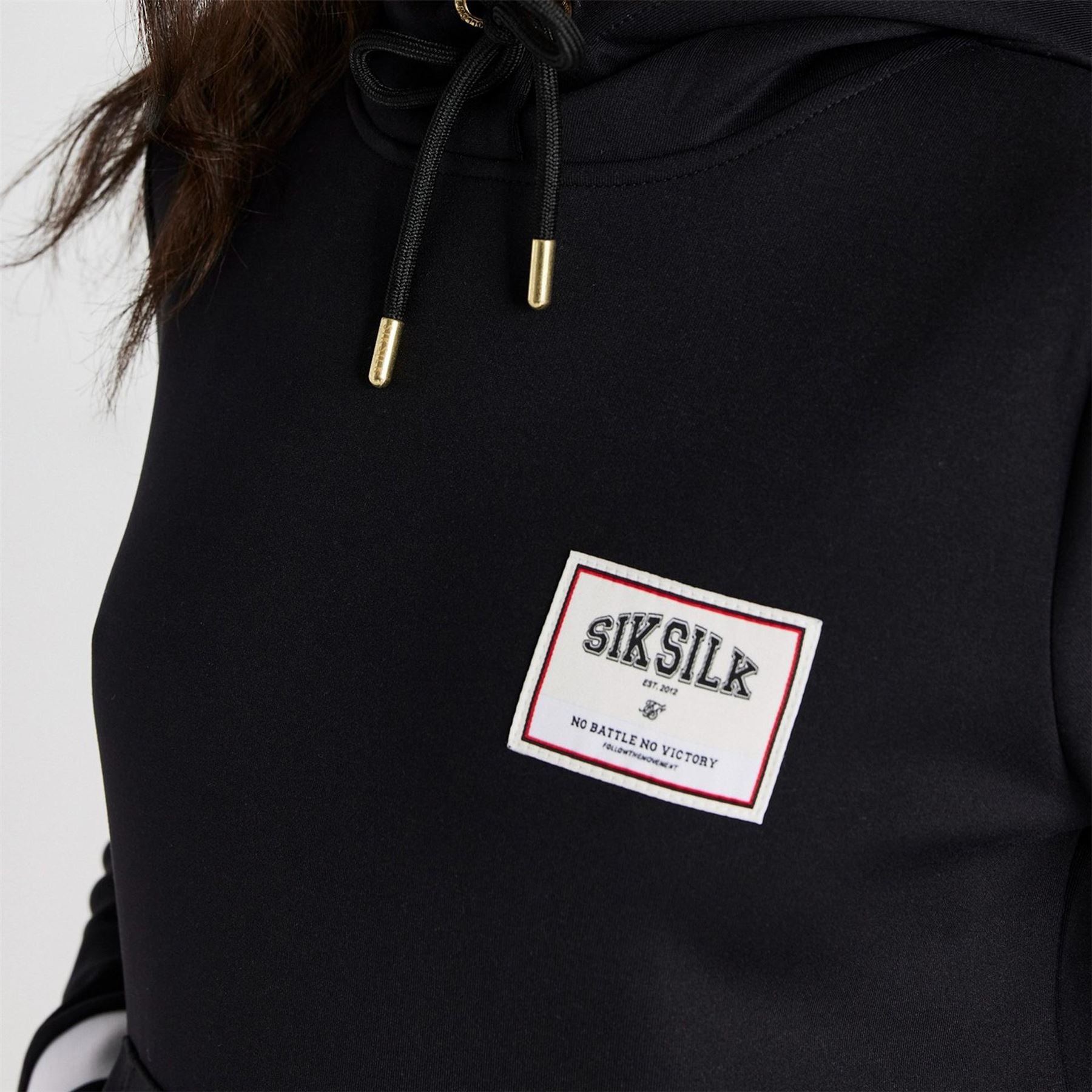 SikSilk Regular Fit Hooded Neck Track Top