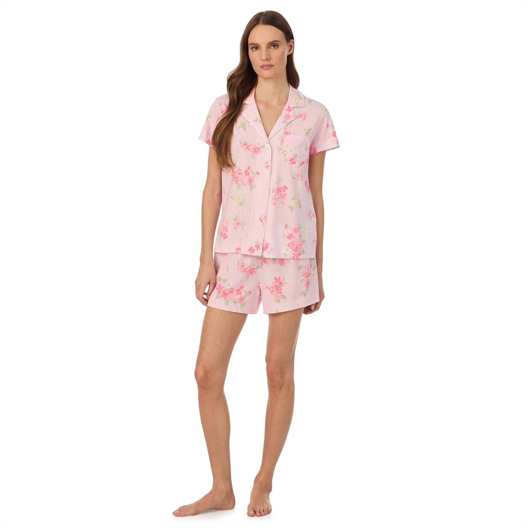 Lauren by Ralph Lauren Short Sleeve Pyjama Set