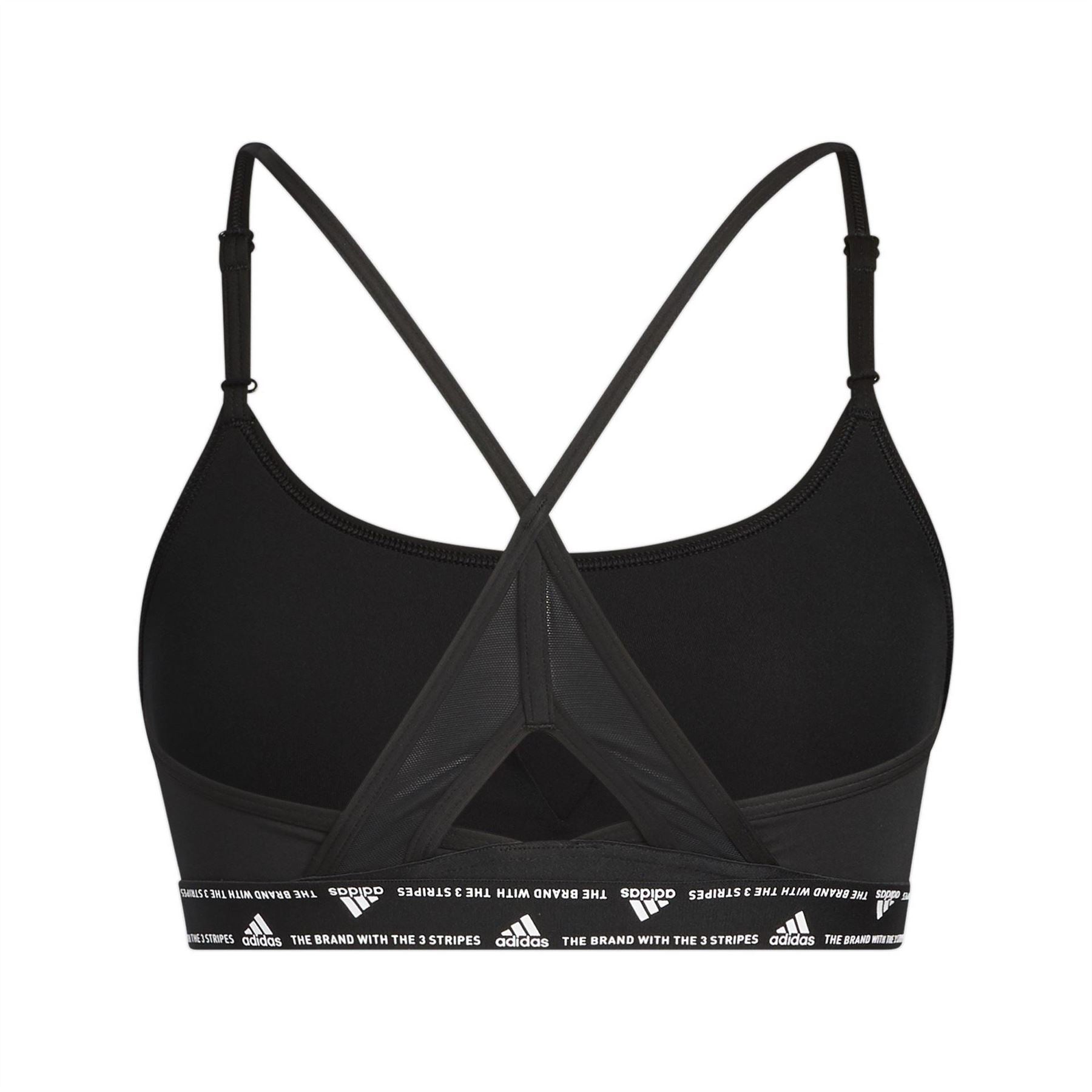 adidas Spaghetti Strap Scoop Neck Athletic Bra