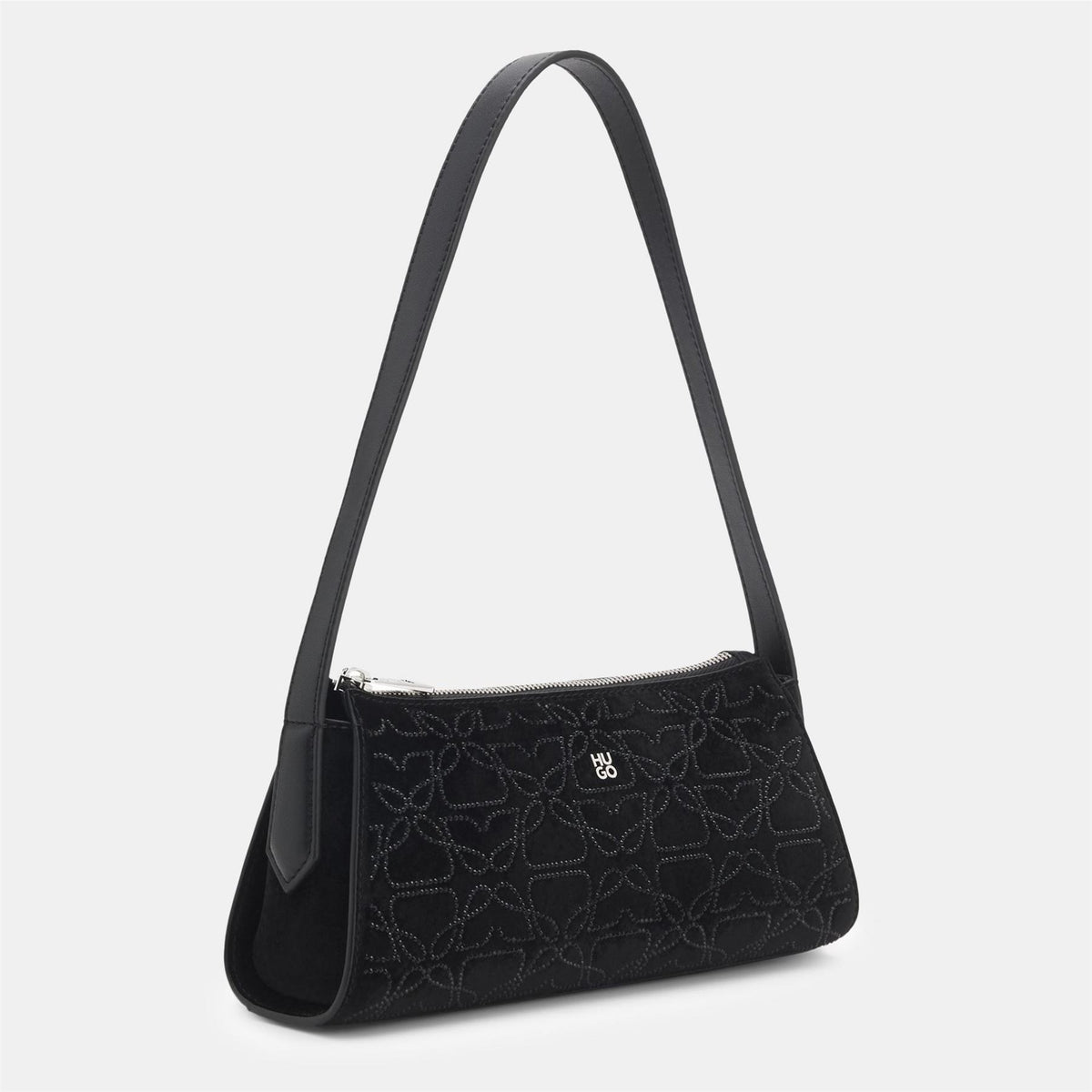 Hugo Chris 2.0 Velvet Touch Hobo Bag