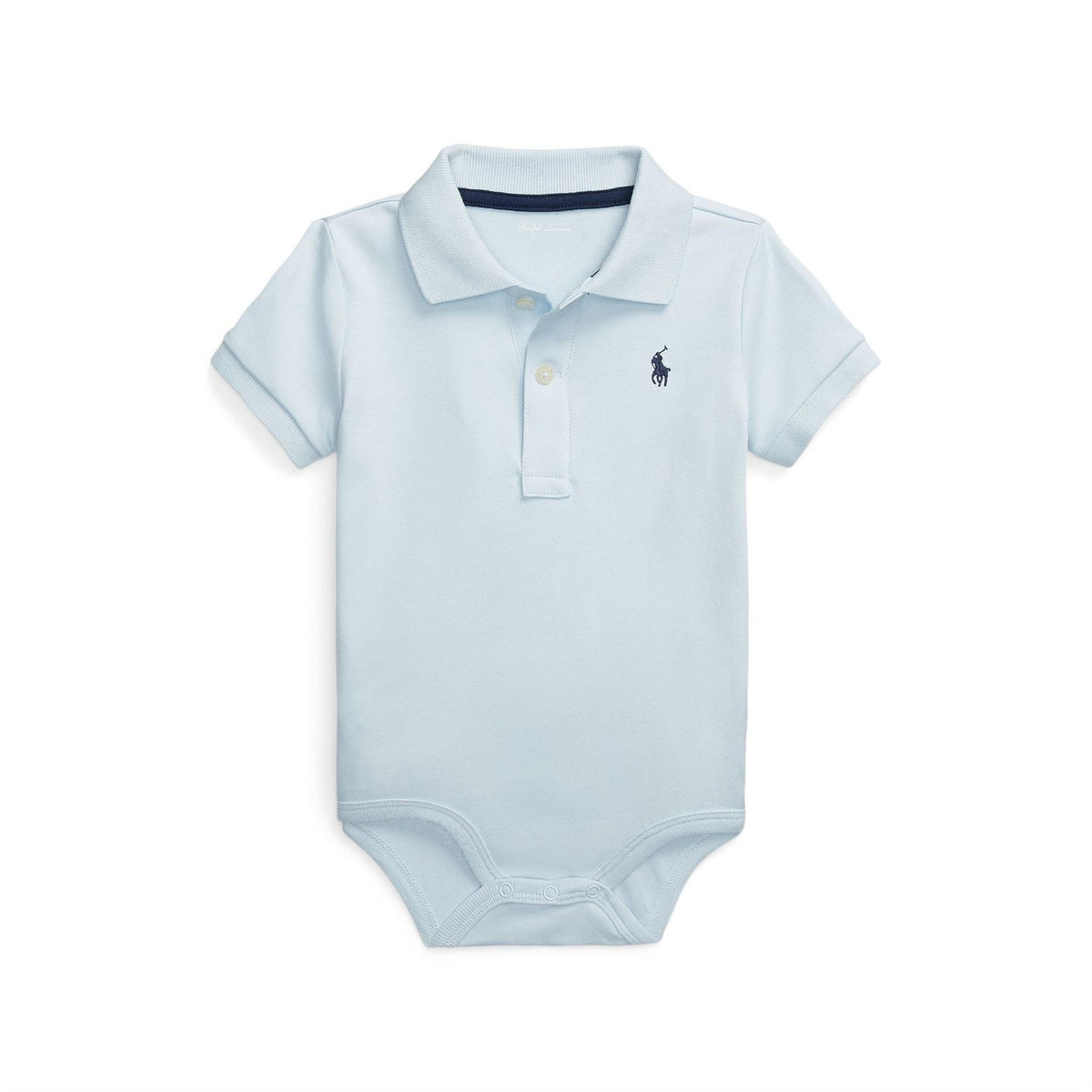Polo Ralph Lauren Collared Neck Short Sleeve Onesie