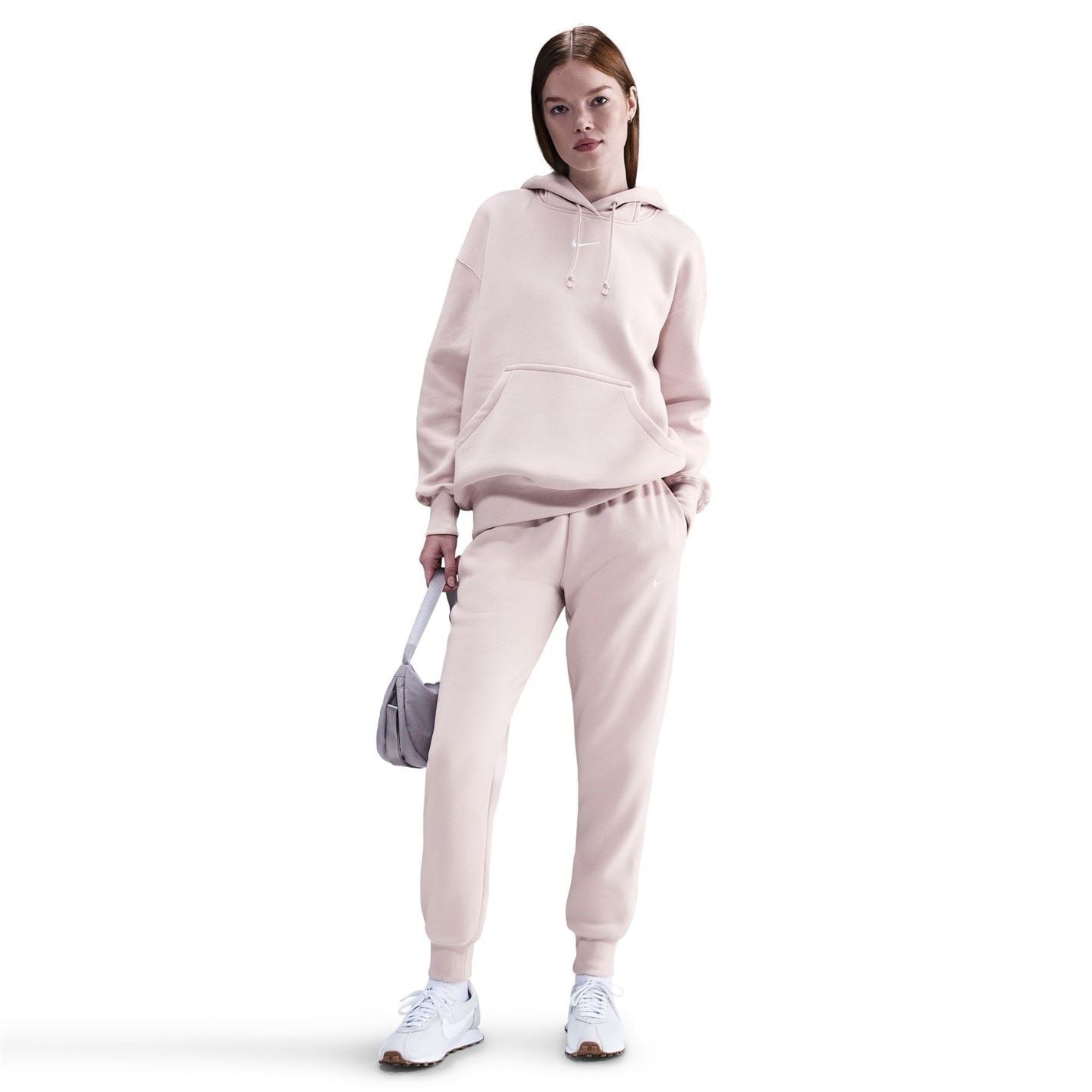 Nike Womens Sportswear Phoenix Fleece Mid Rise Sweatpants