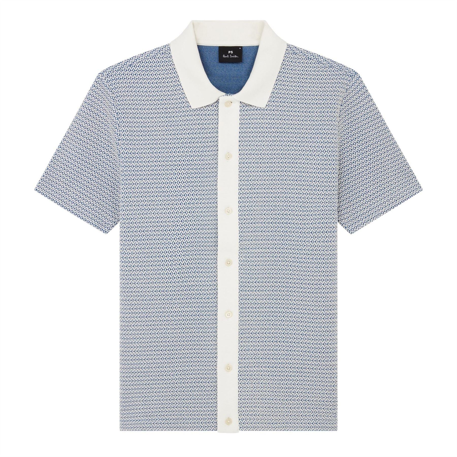 PS Paul Smith Regular Fit Point Collar Short Sleeve Shirt
