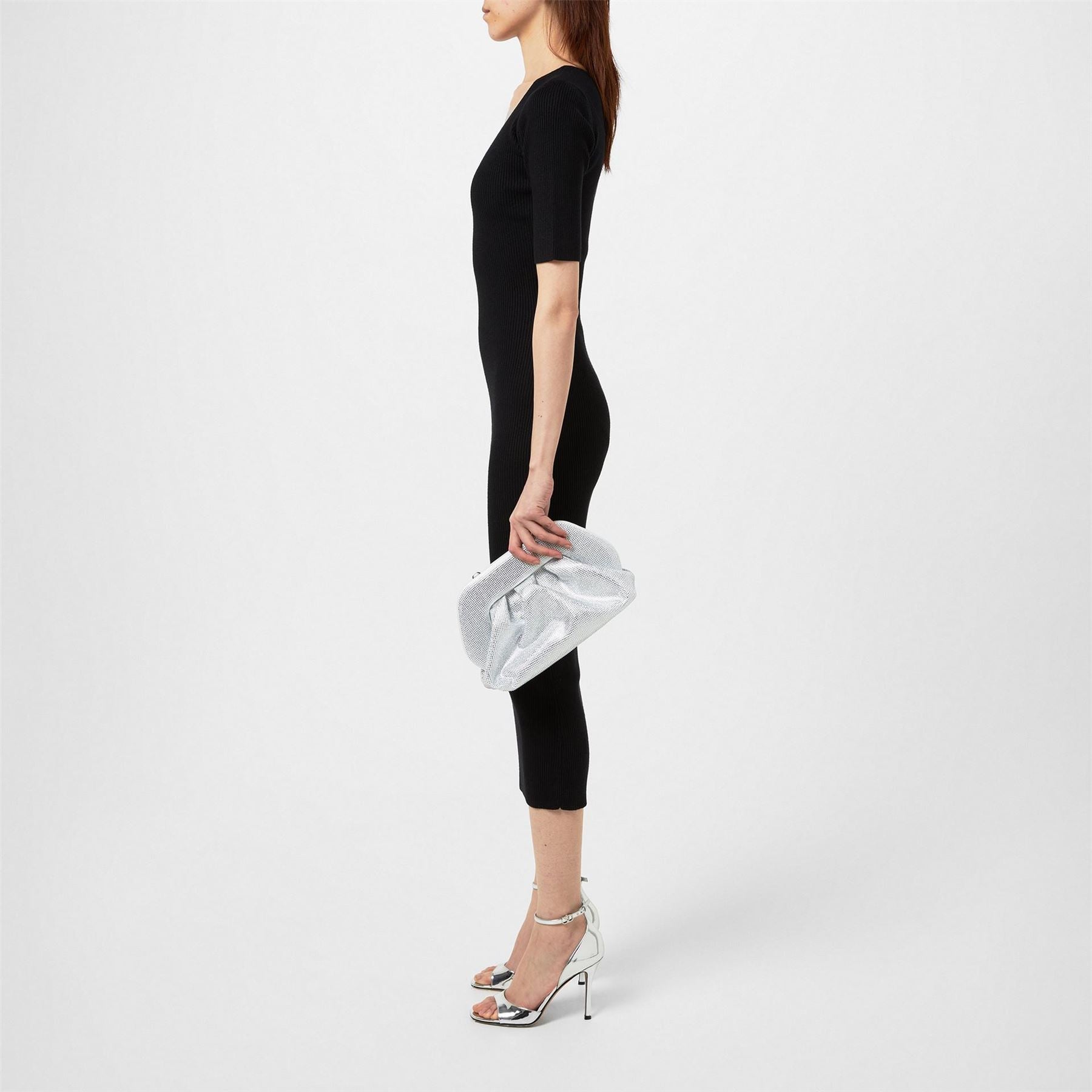 Pretty Lavish Ribbed Midaxi Dress