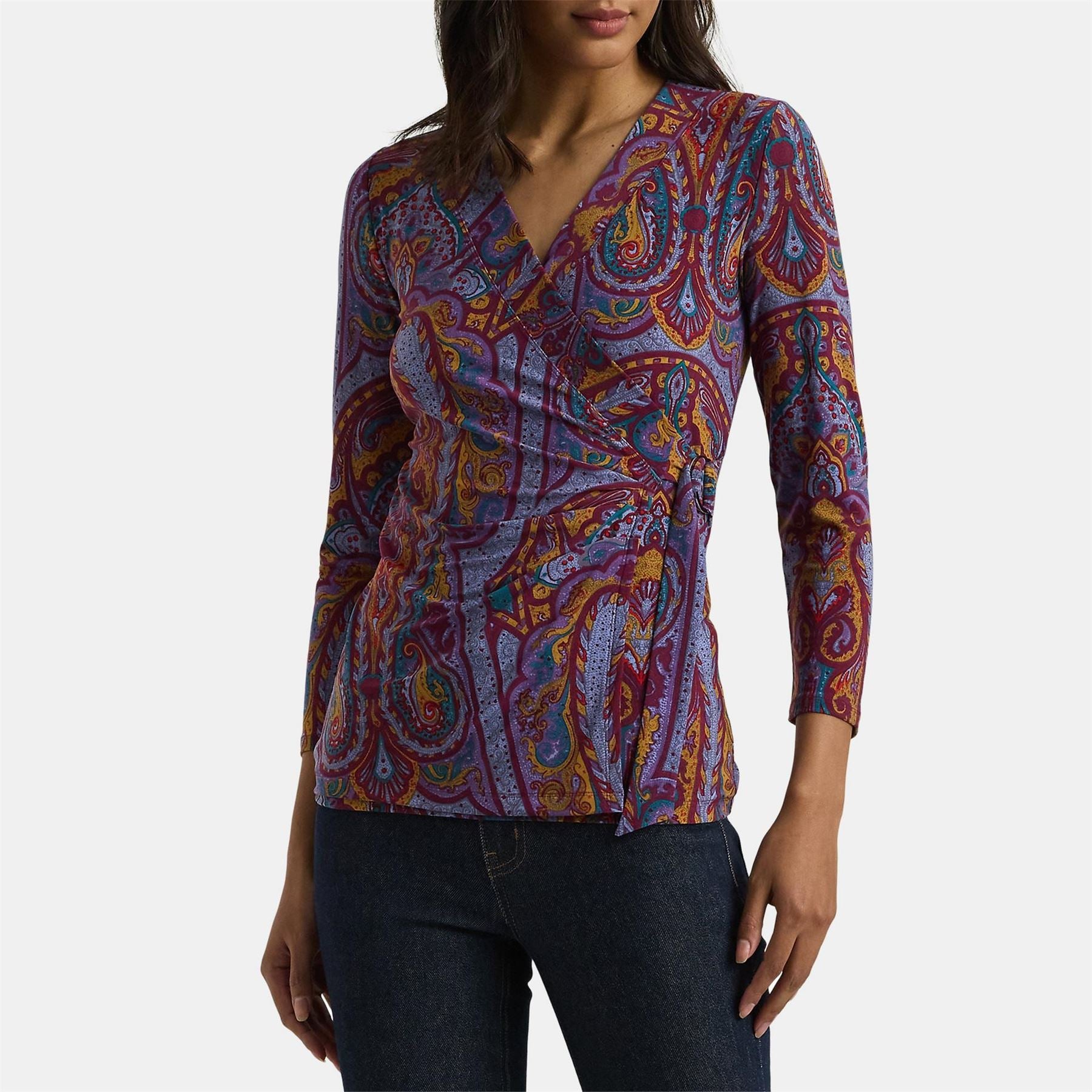Lauren by Ralph Lauren Wrap Top