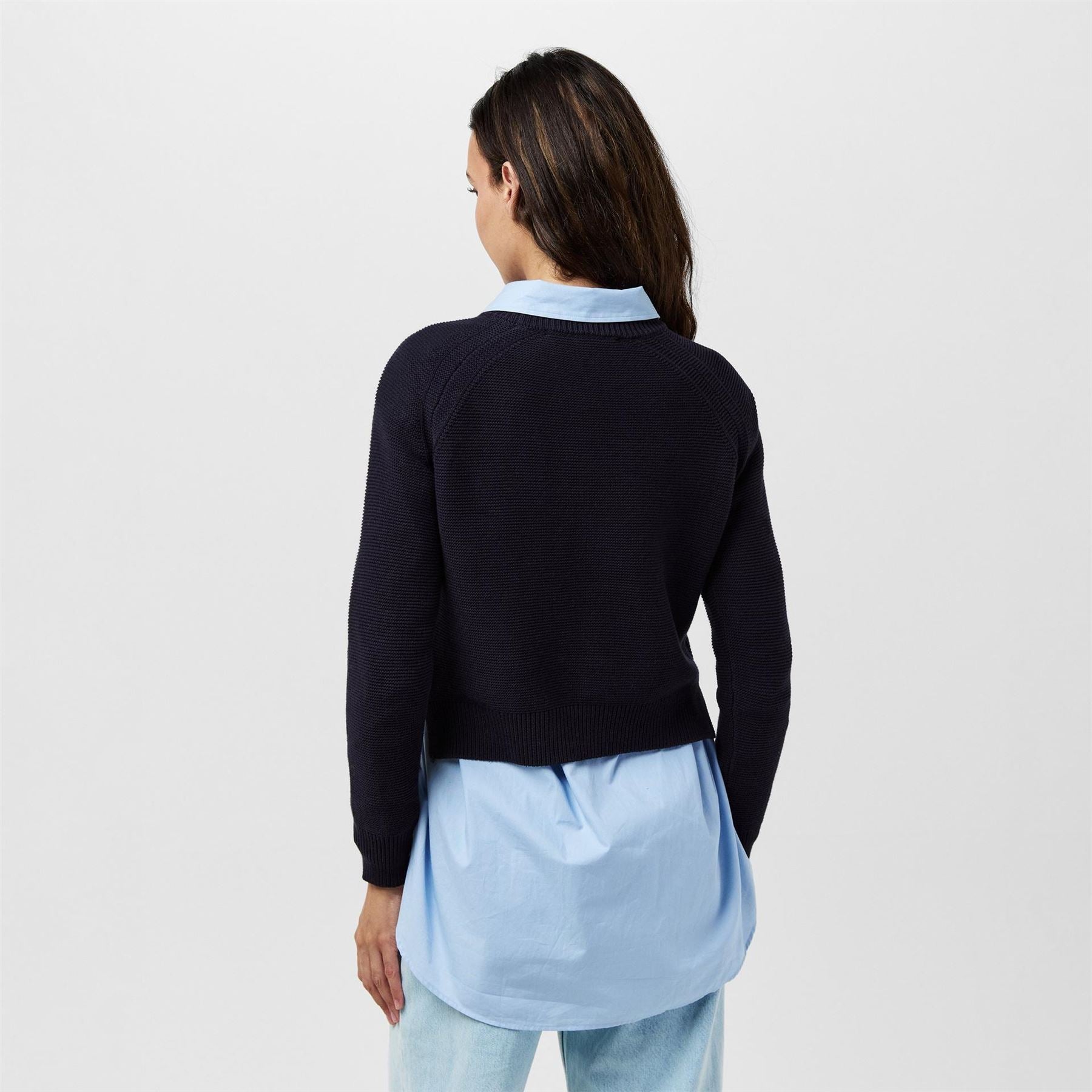 French Connection Lily Crew Neck Relaxed Fit Sweater