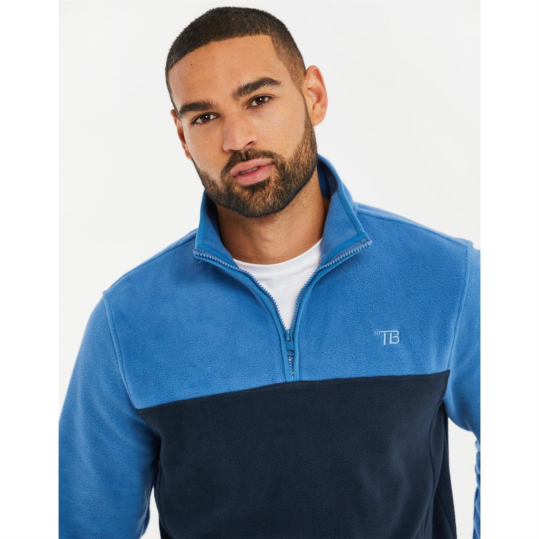 Threadbare Tb Wham Quarter Zip Fleece