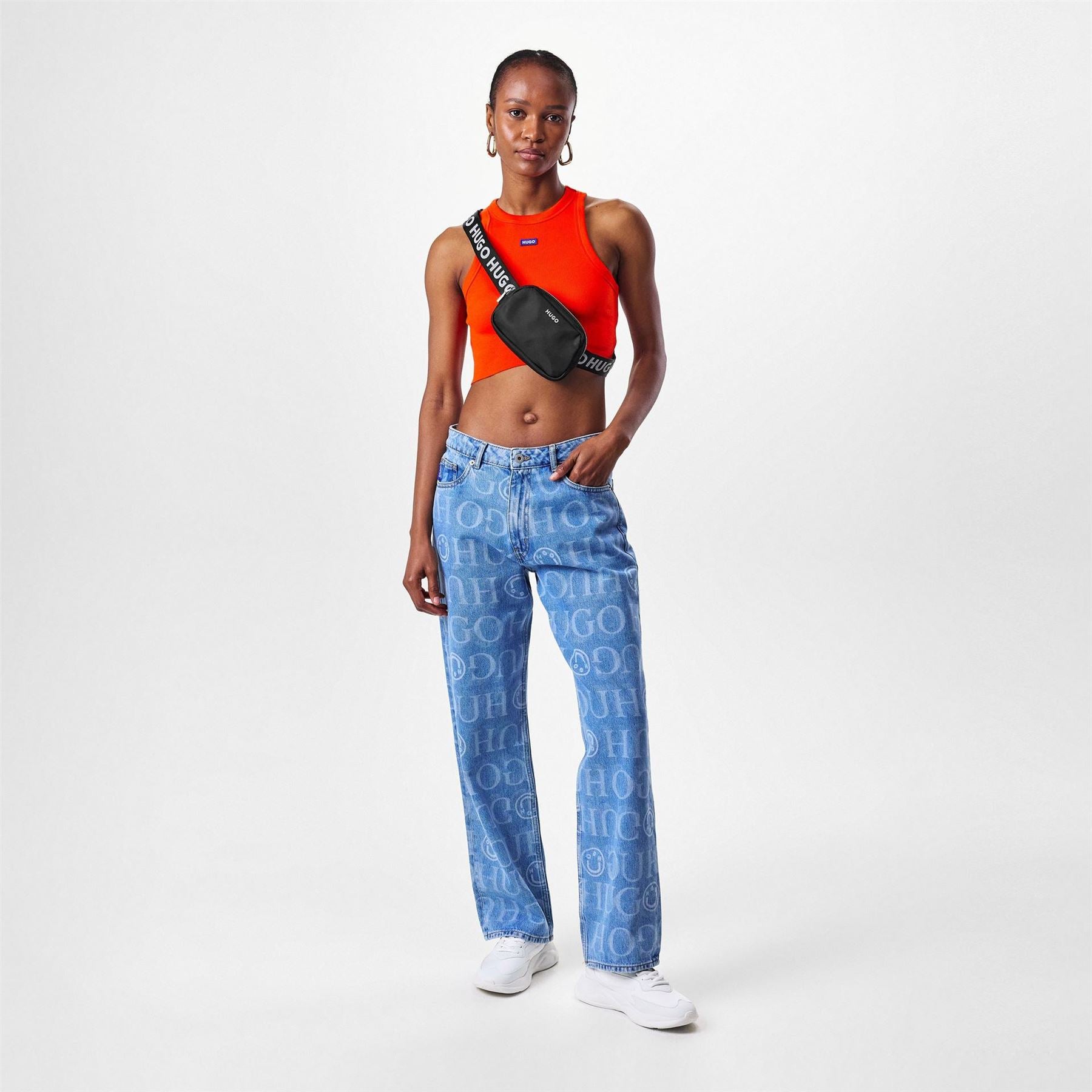 Hugo Lettering Belt Bag with Logo