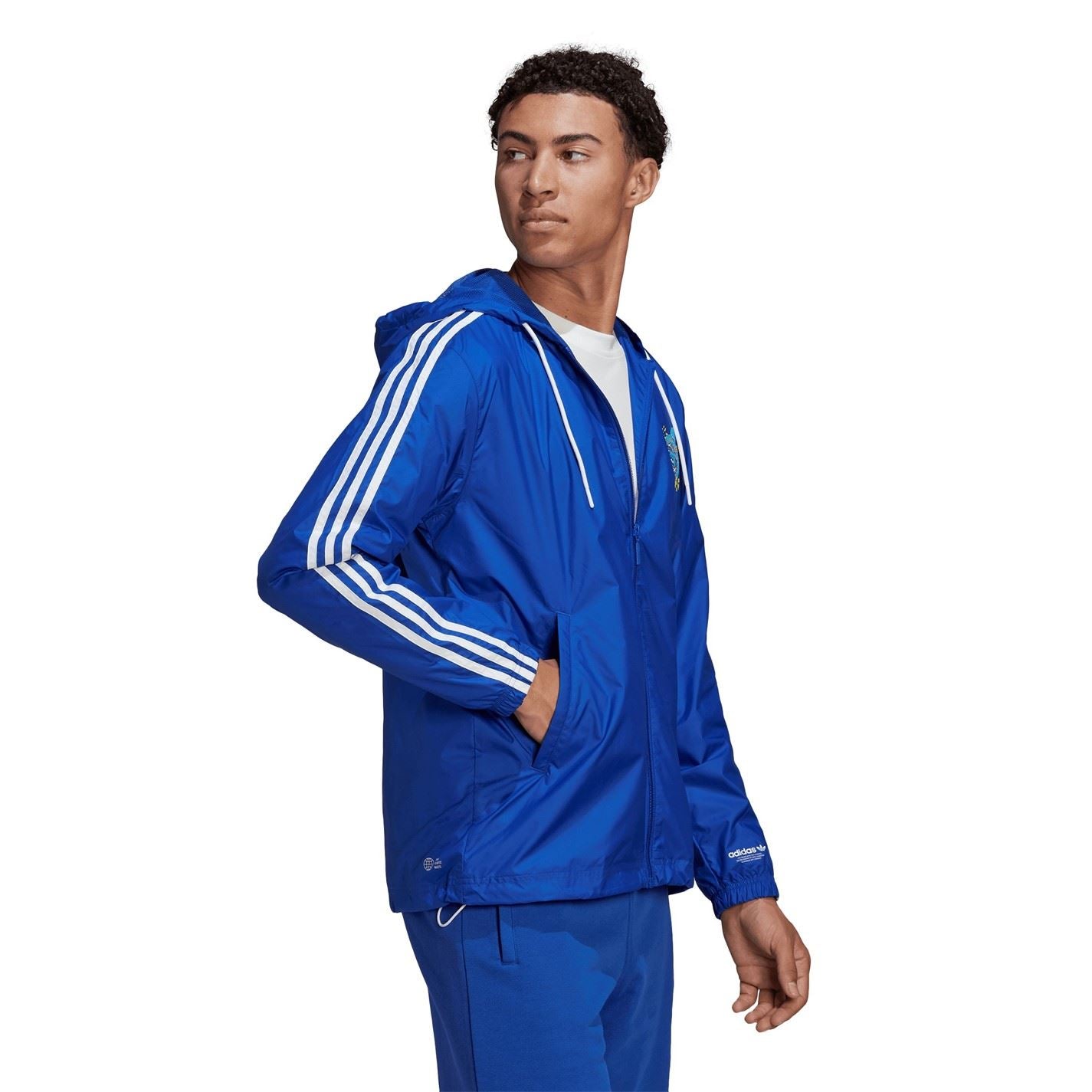 adidas Originals Hooded Windbreaker Regular Fit Jacket