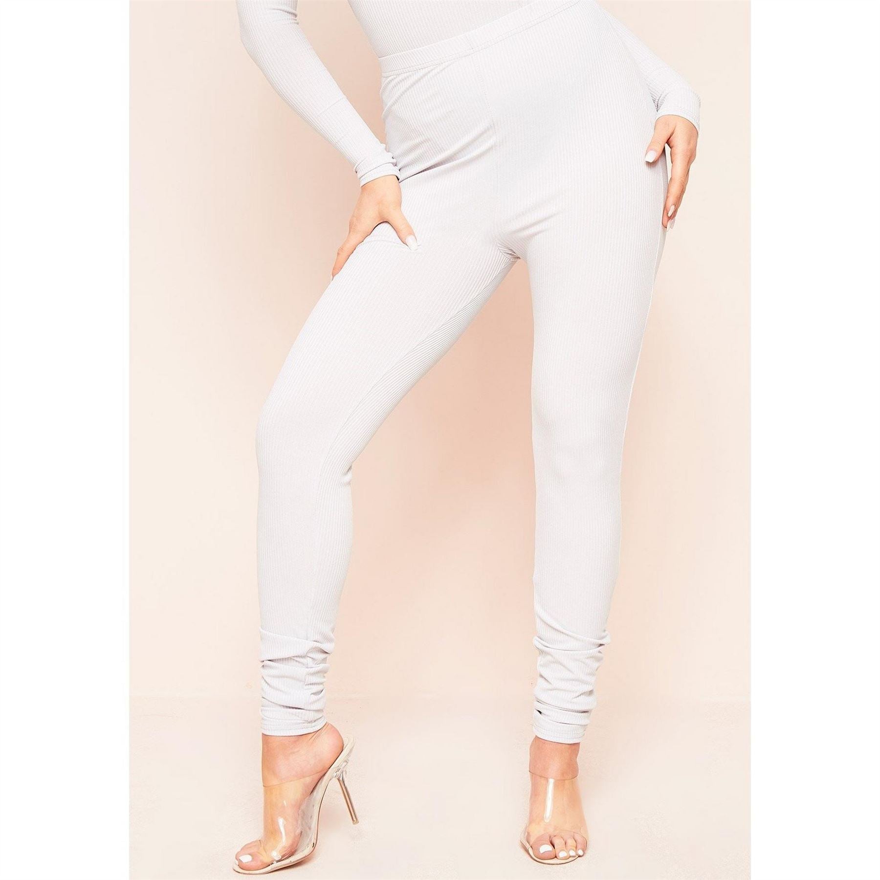 Missy Empire Ribbed Leggings