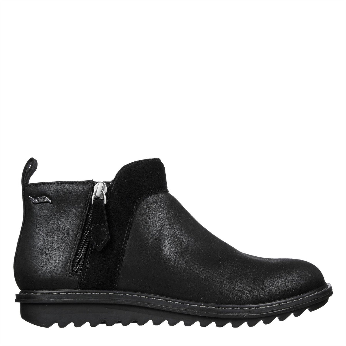 Skechers Arch Fit Ankle Boots with Side Zipper