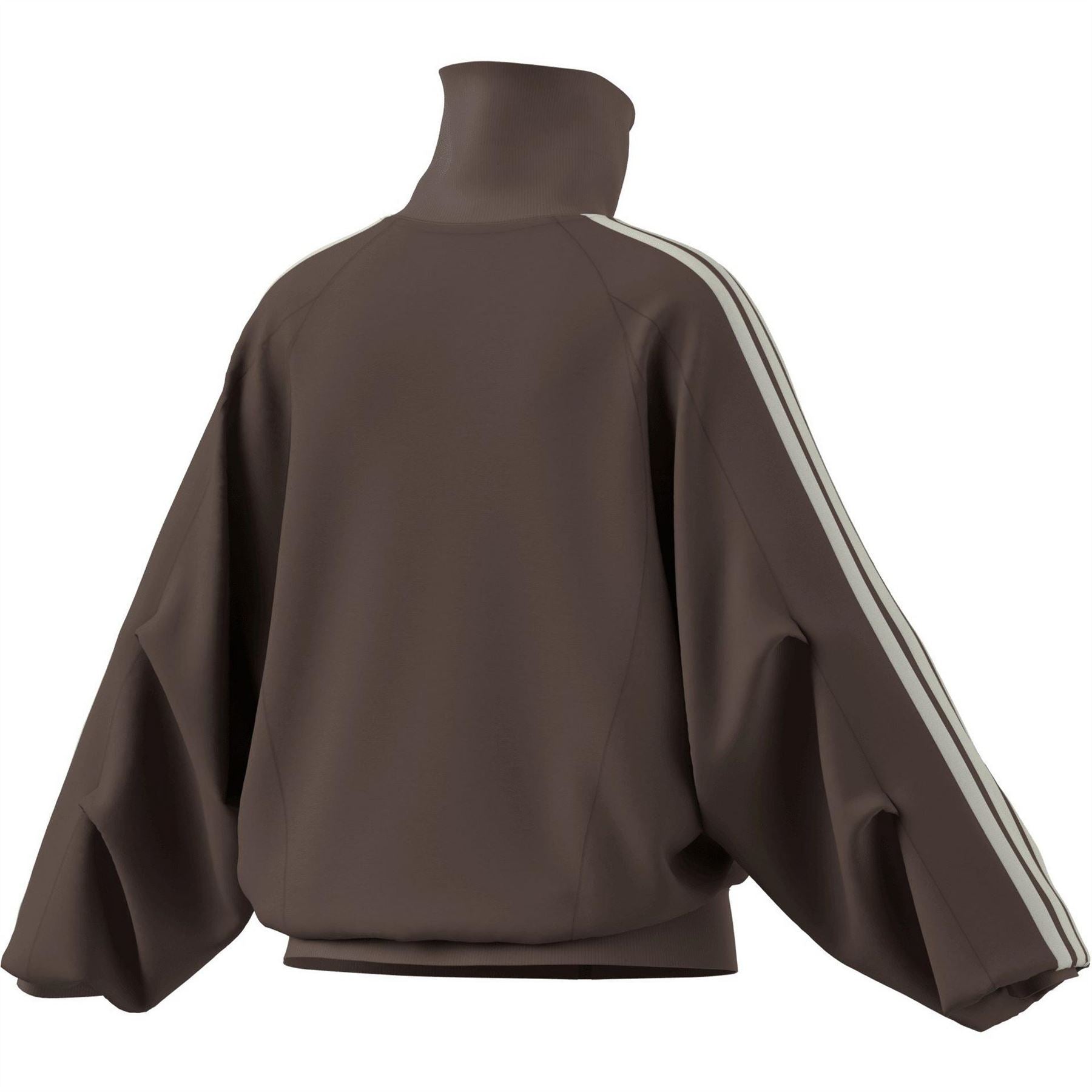 adidas Solid Patterned Zip Neck Track Jacket