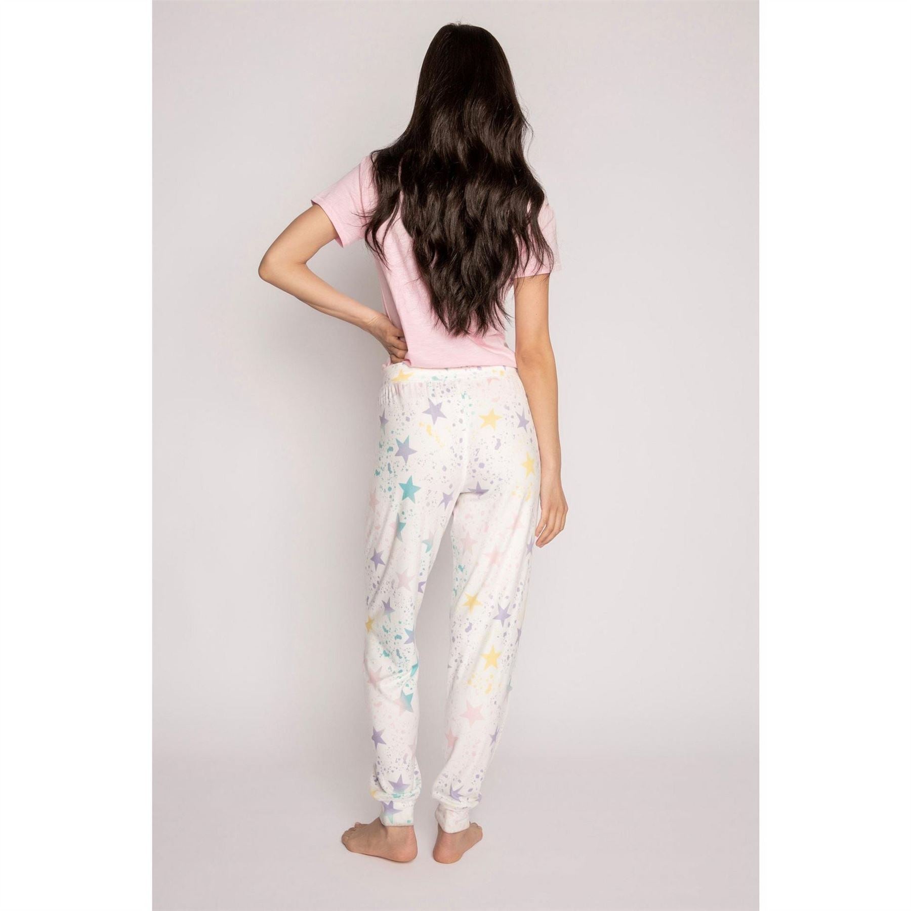 PJ Salvage Salvage Drawstring Star Pant