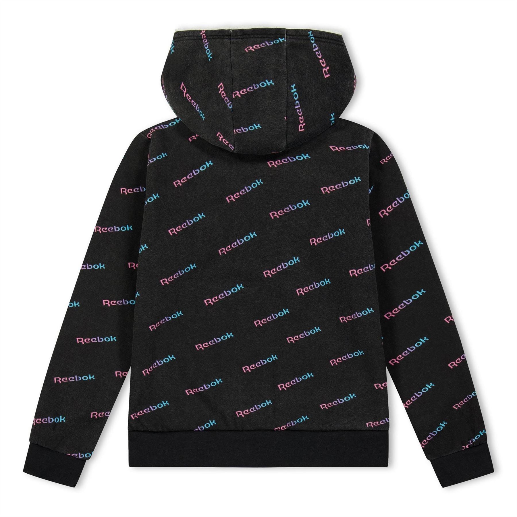 Reebok Logo Ombre Zip Hoodie