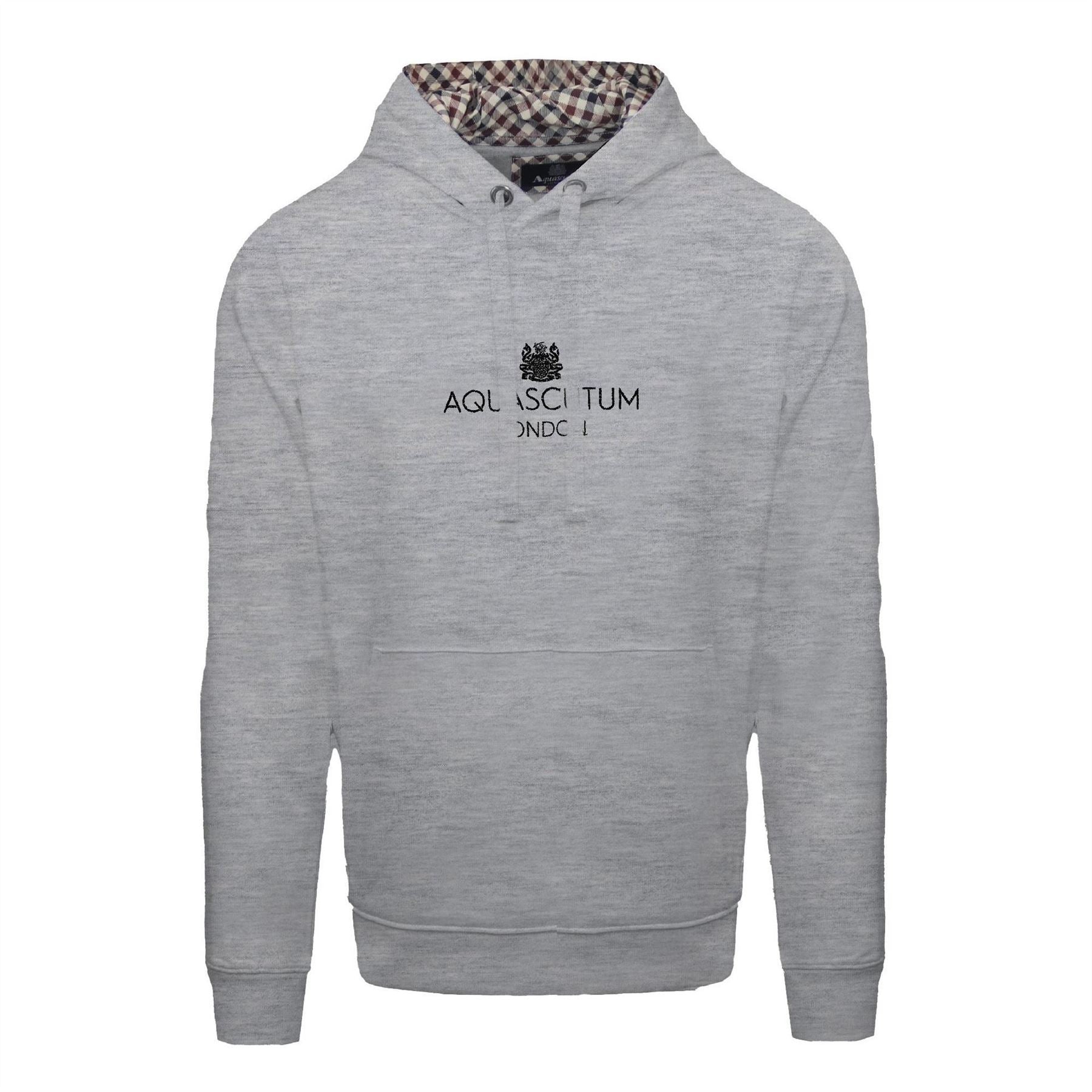 Aquascutum Hooded Neck Lacoste Lettering Sweatshirt