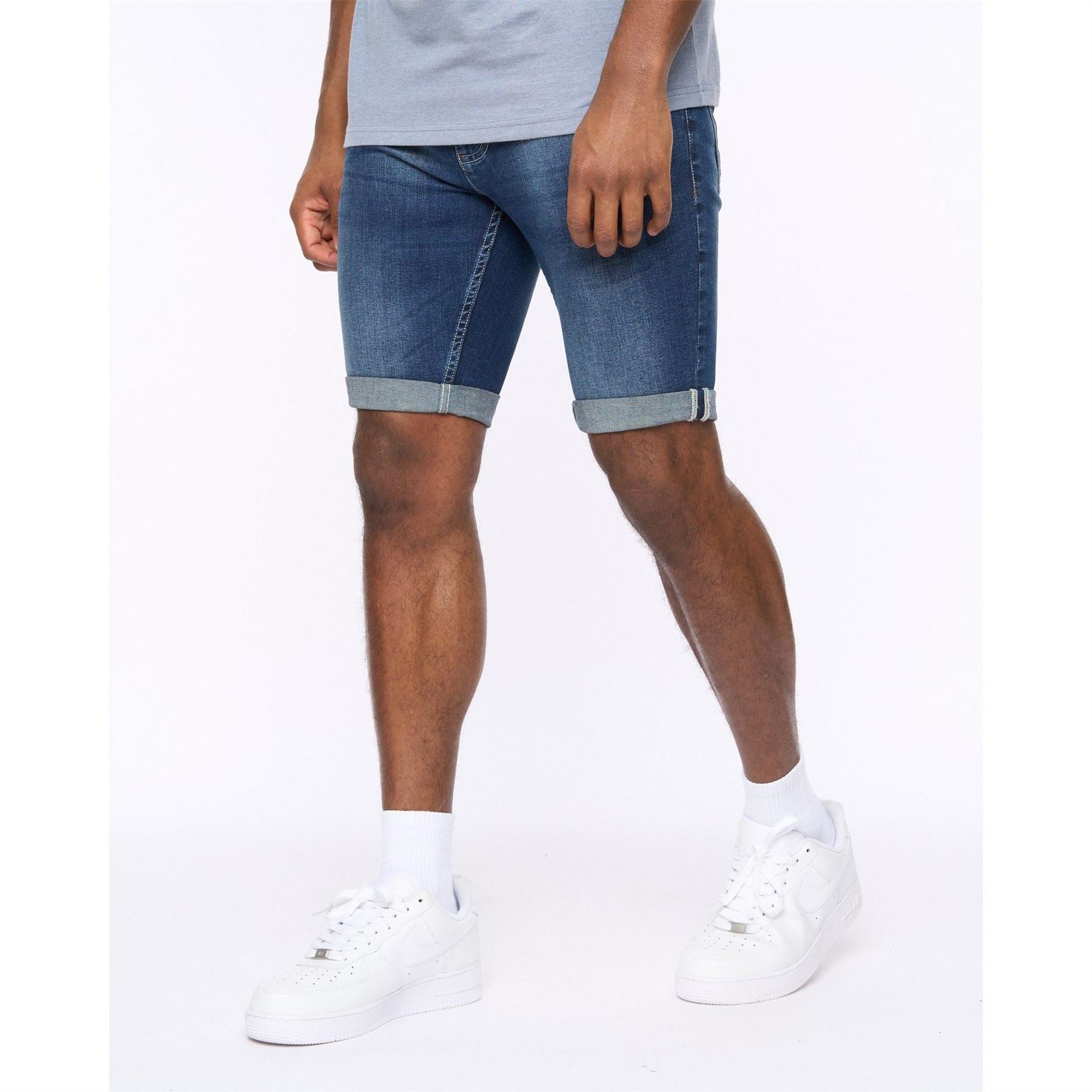 Crosshatch Tonwin Denim Shorts