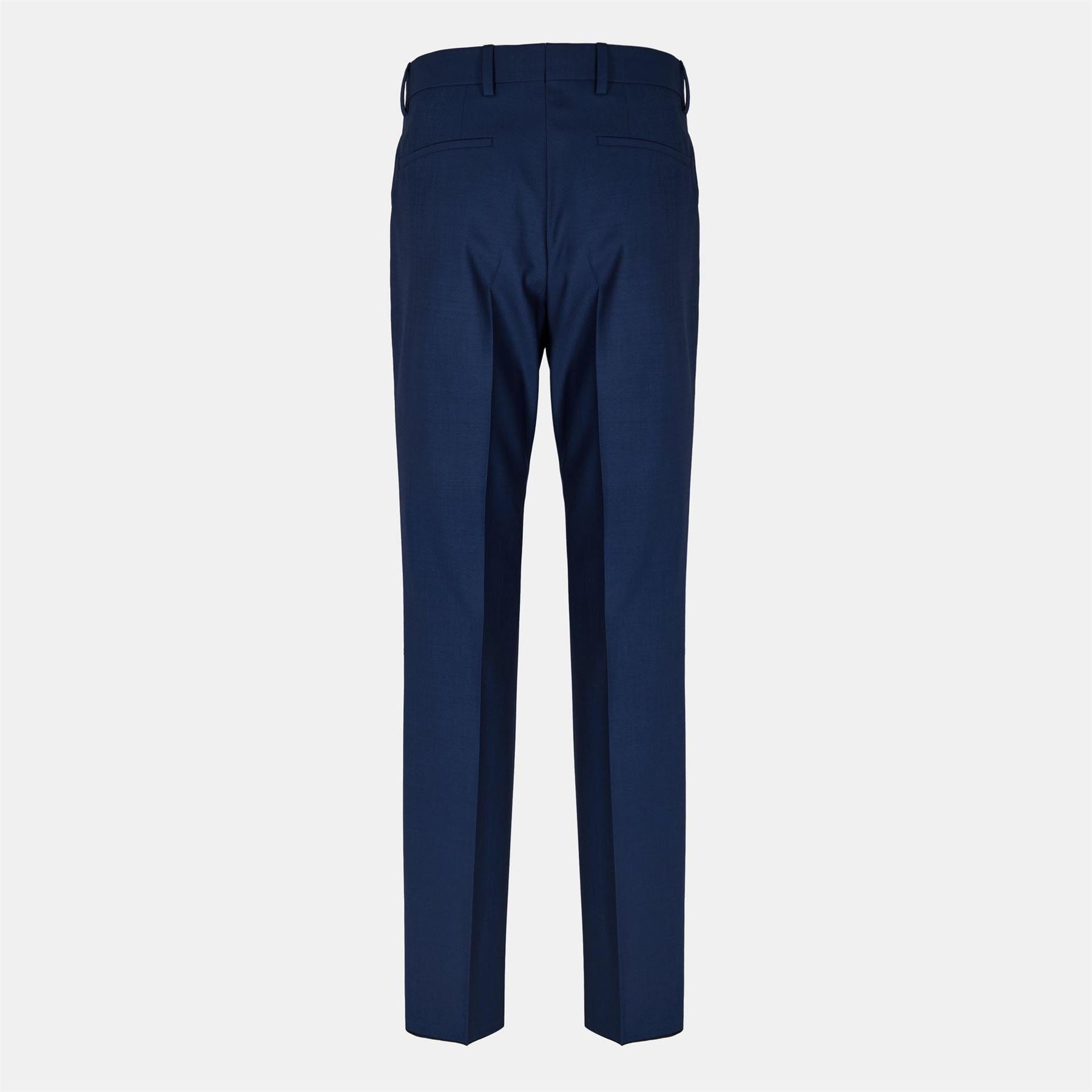 Boss Genius Solid Patterned Straight Chinos