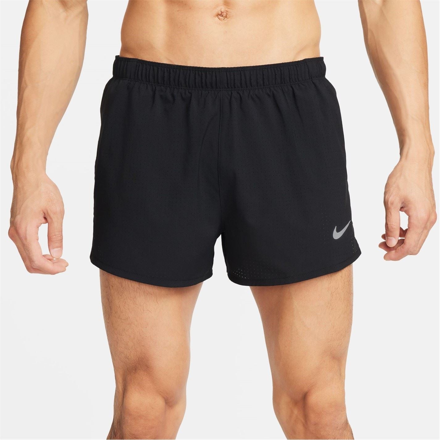 Nike Mens Fast Dri Fit 3 Brief Lined Running Shorts