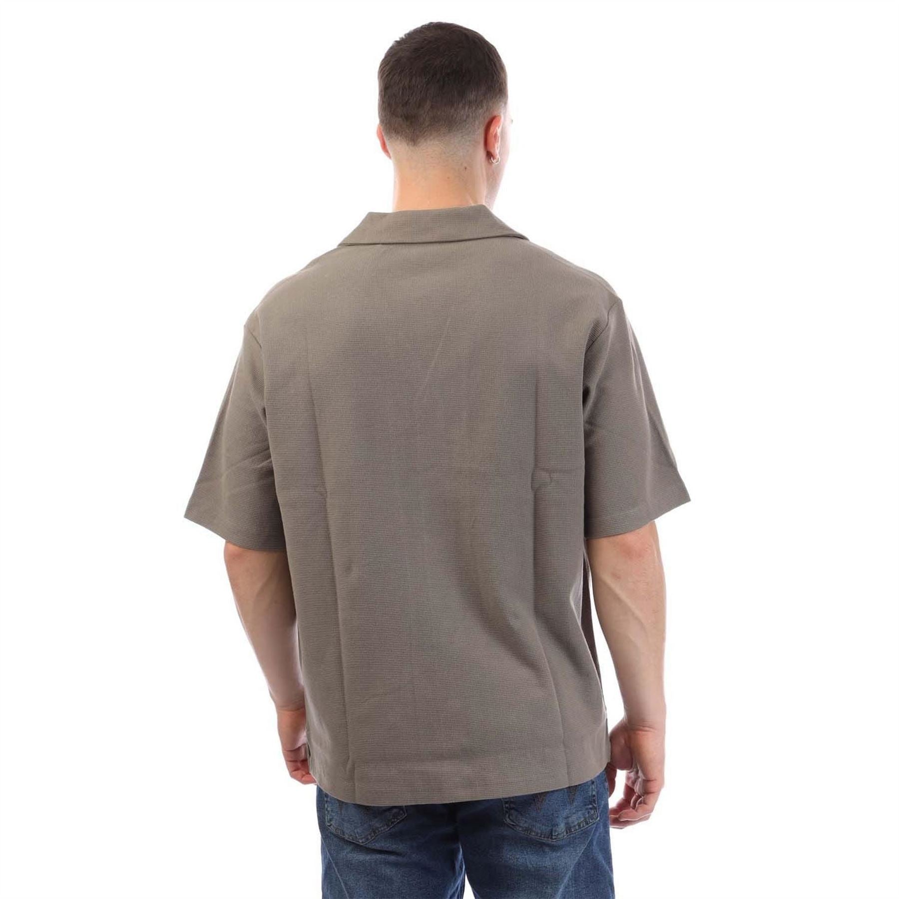 Boss Mens Pe Waffleshirt 10270471 01 Oxford Shirt