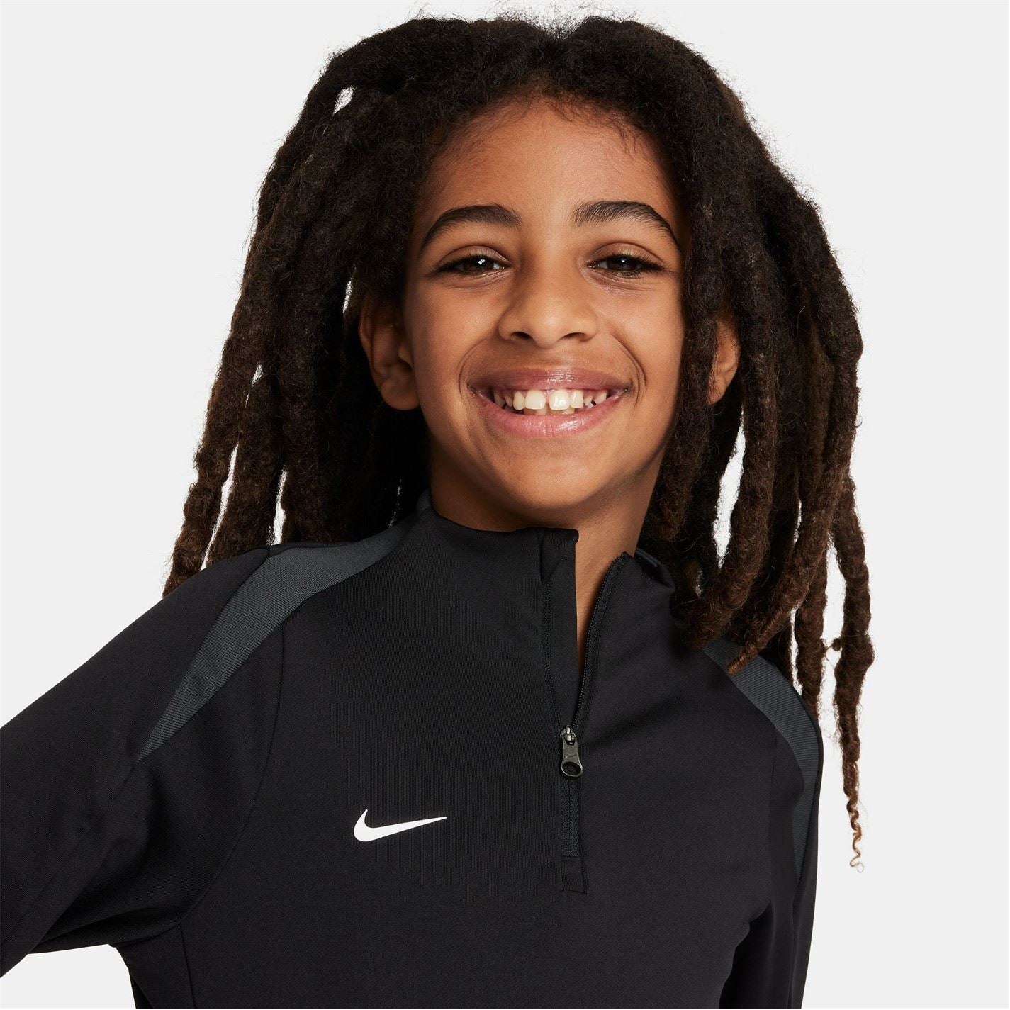 Nike Dri Fit Strike Drill Zip Neck Sweatshirt