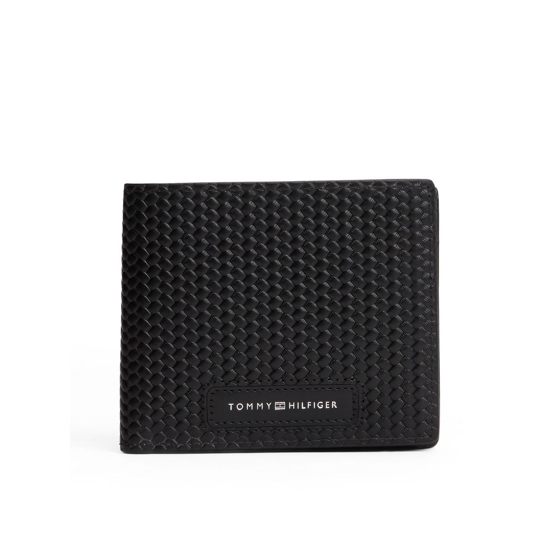 Tommy Hilfiger Woven Texture Billfold Wallet With Coin Pocket