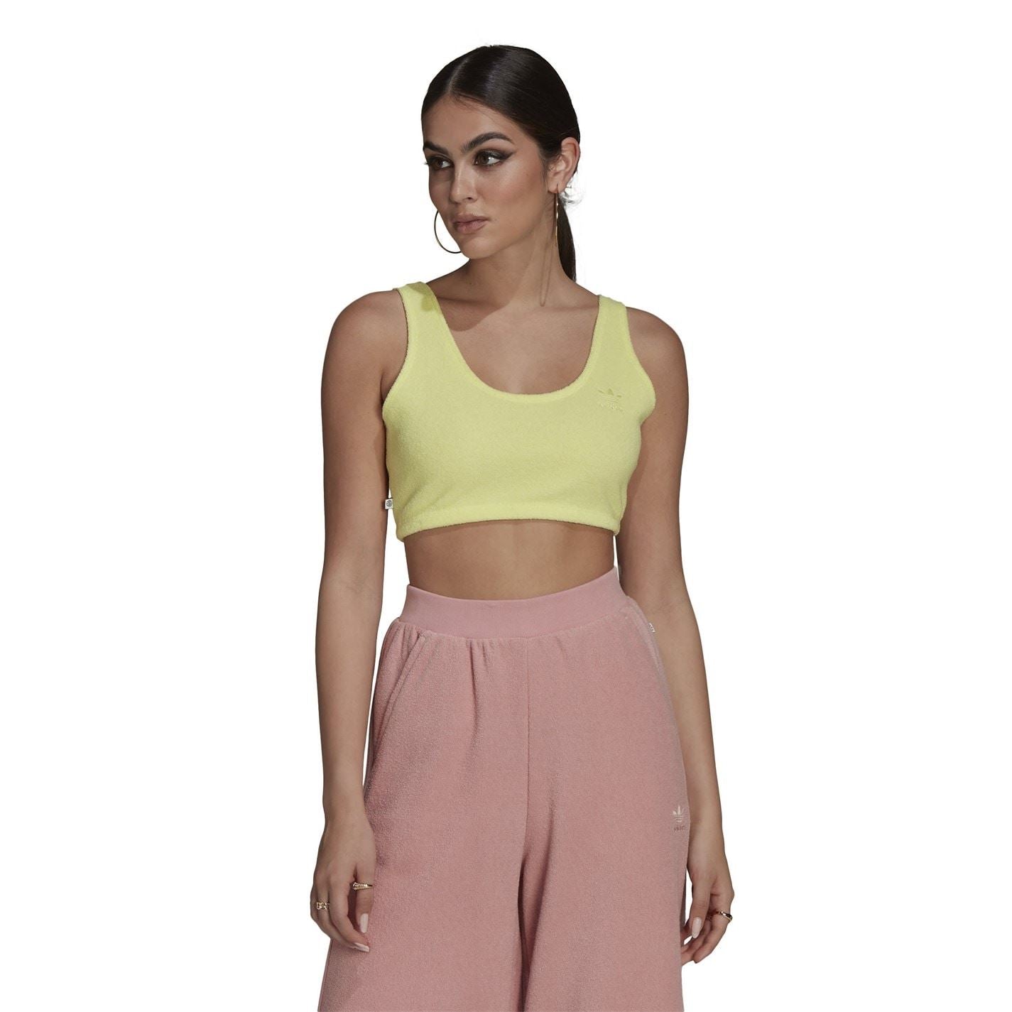 adidas Originals Cropped Scoop Neck Regular Fit Tank