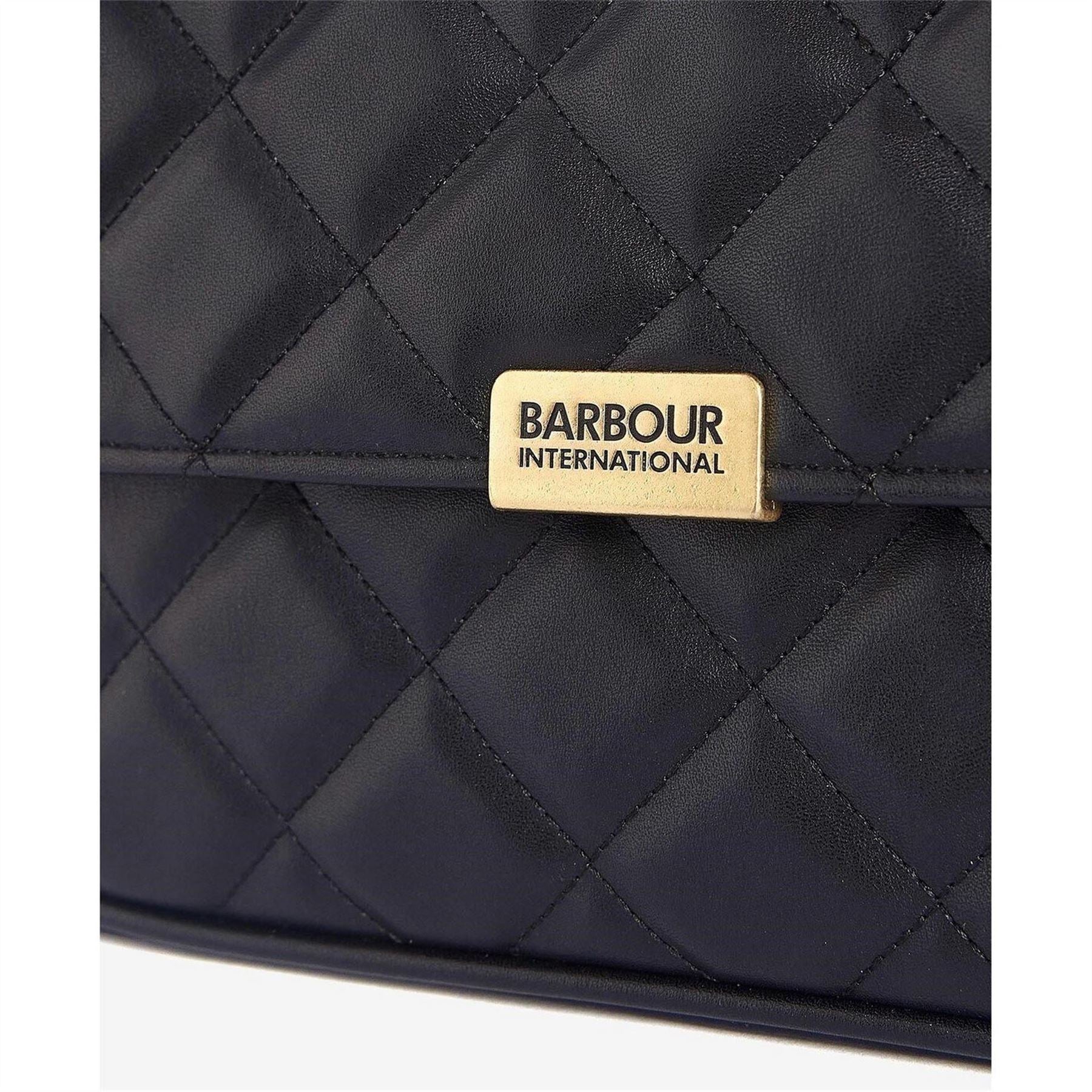 Barbour International Quilted Leather Crossbodyody Bag