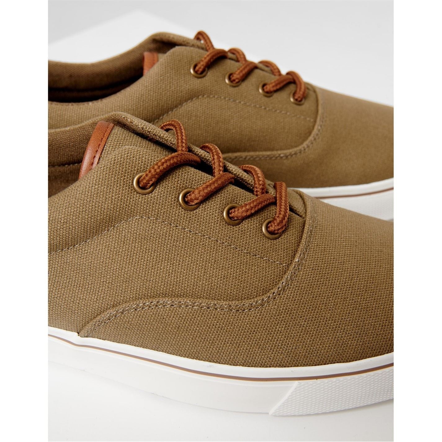 Threadbare Amis Canvas Low Top Lace-Up Sneakers