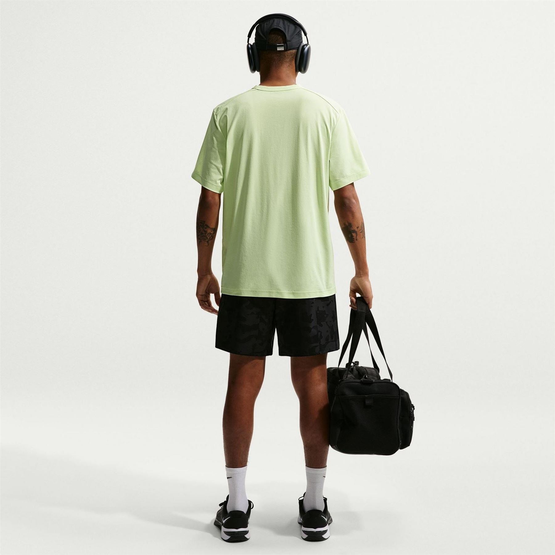 Nike Mens Dri Fit Uv Hyverse Short Sleeve Fitness Top