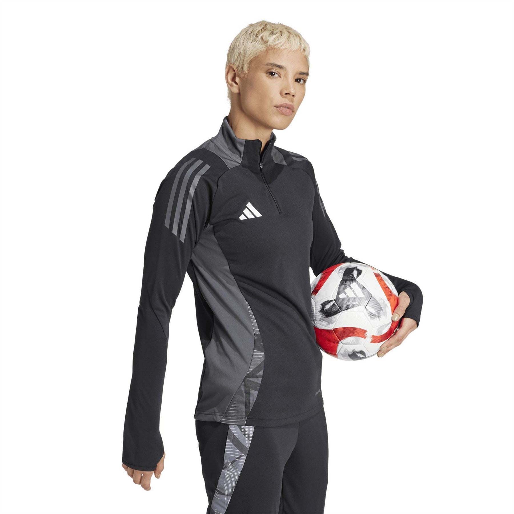 adidas Tiro24 Funnel Neck Raglan Sleeve Athletic Top