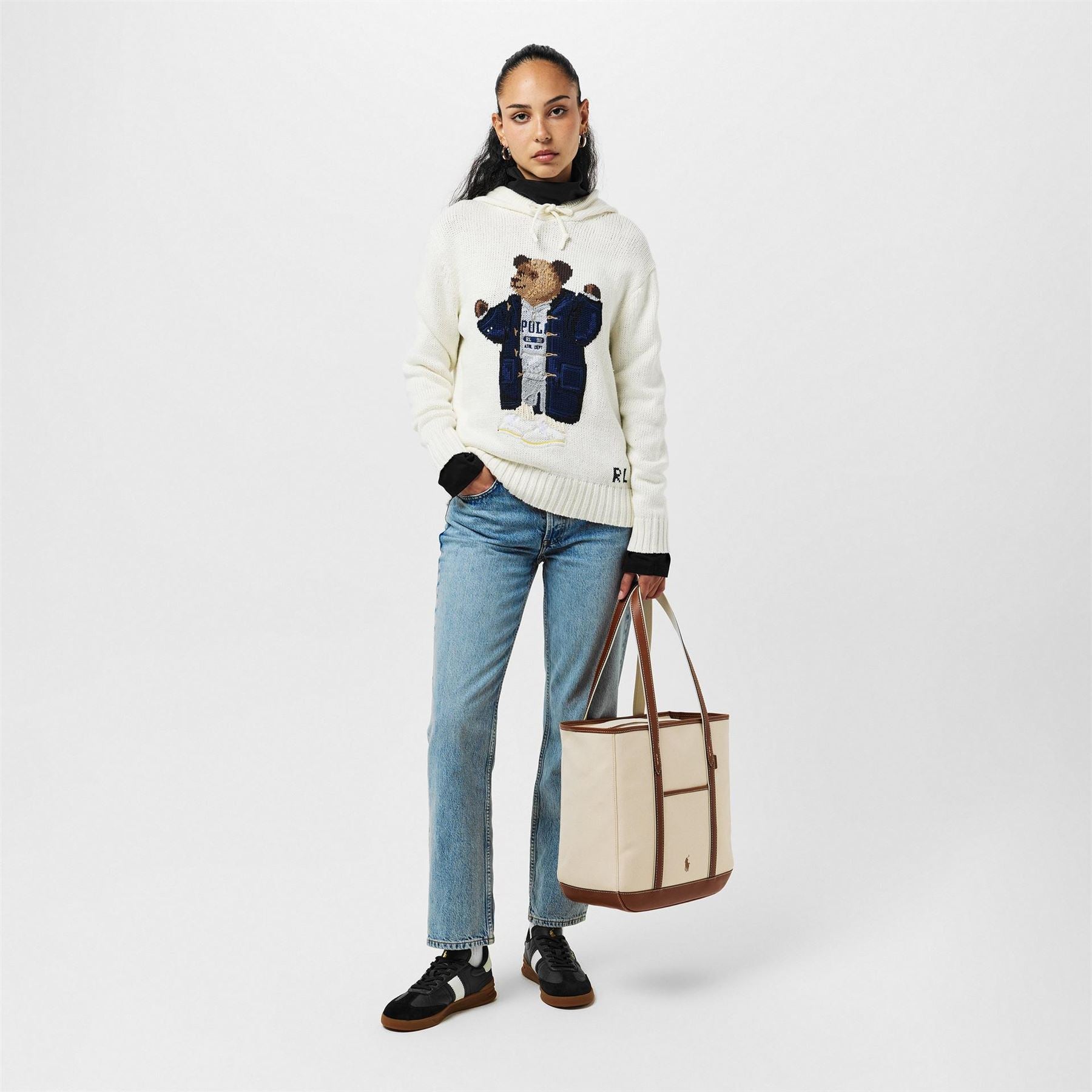 Polo Ralph Lauren Leather Court Trainers