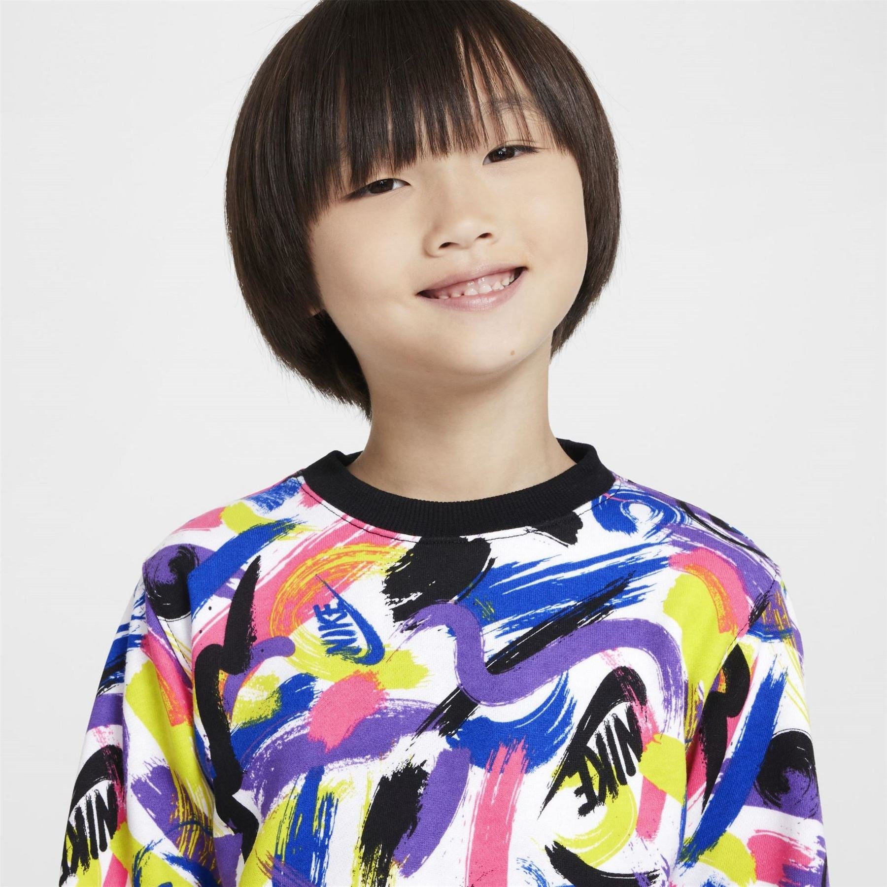 Nike Express Yourself All Over Print Sweatshirt   Tracksuit Childrens