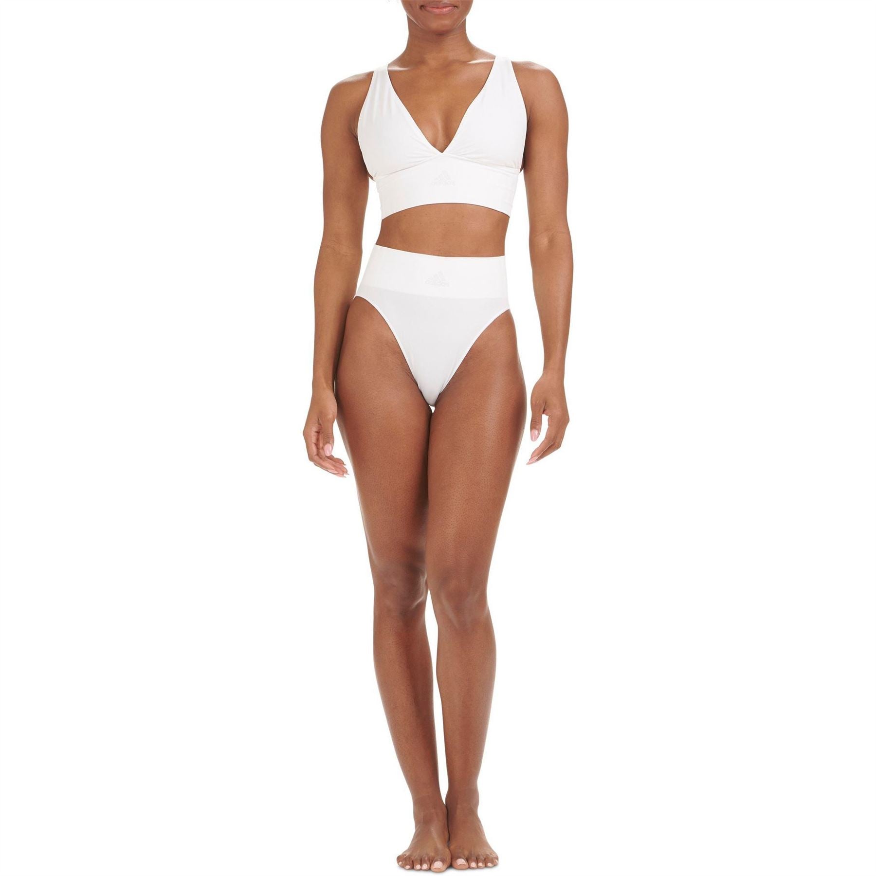 adidas Sport Active Seamless Micro Stretch Long Line Plunge Bra