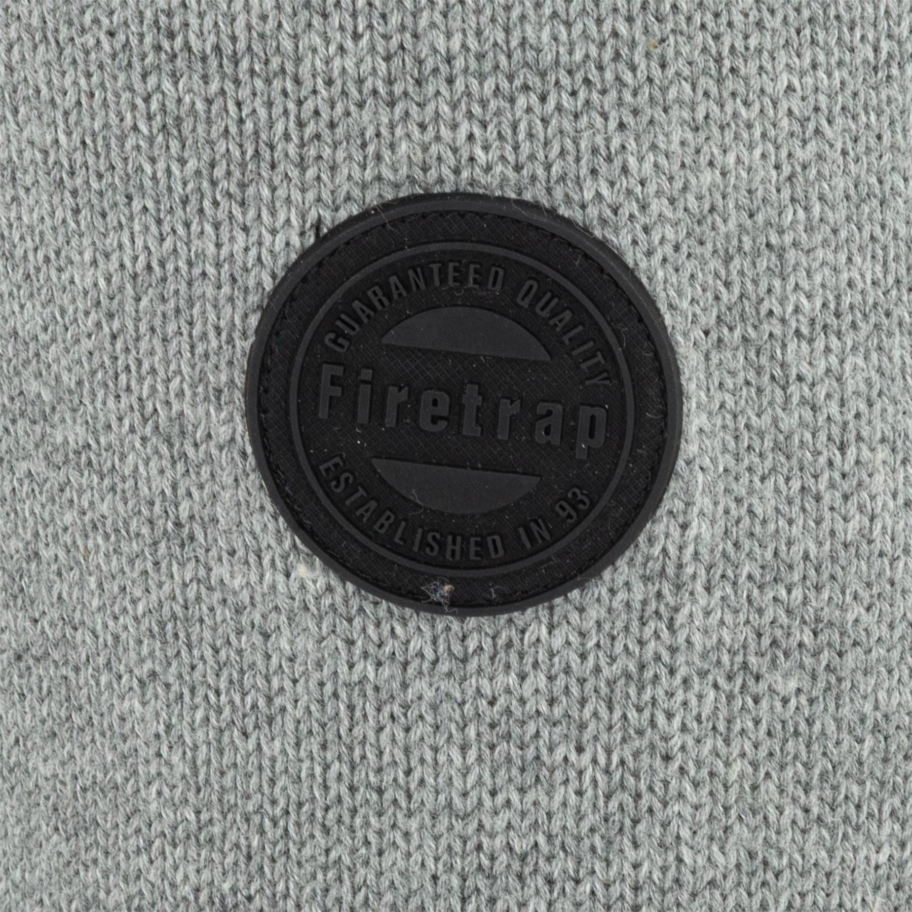 Firetrap Mens Quarter Zip Jumper