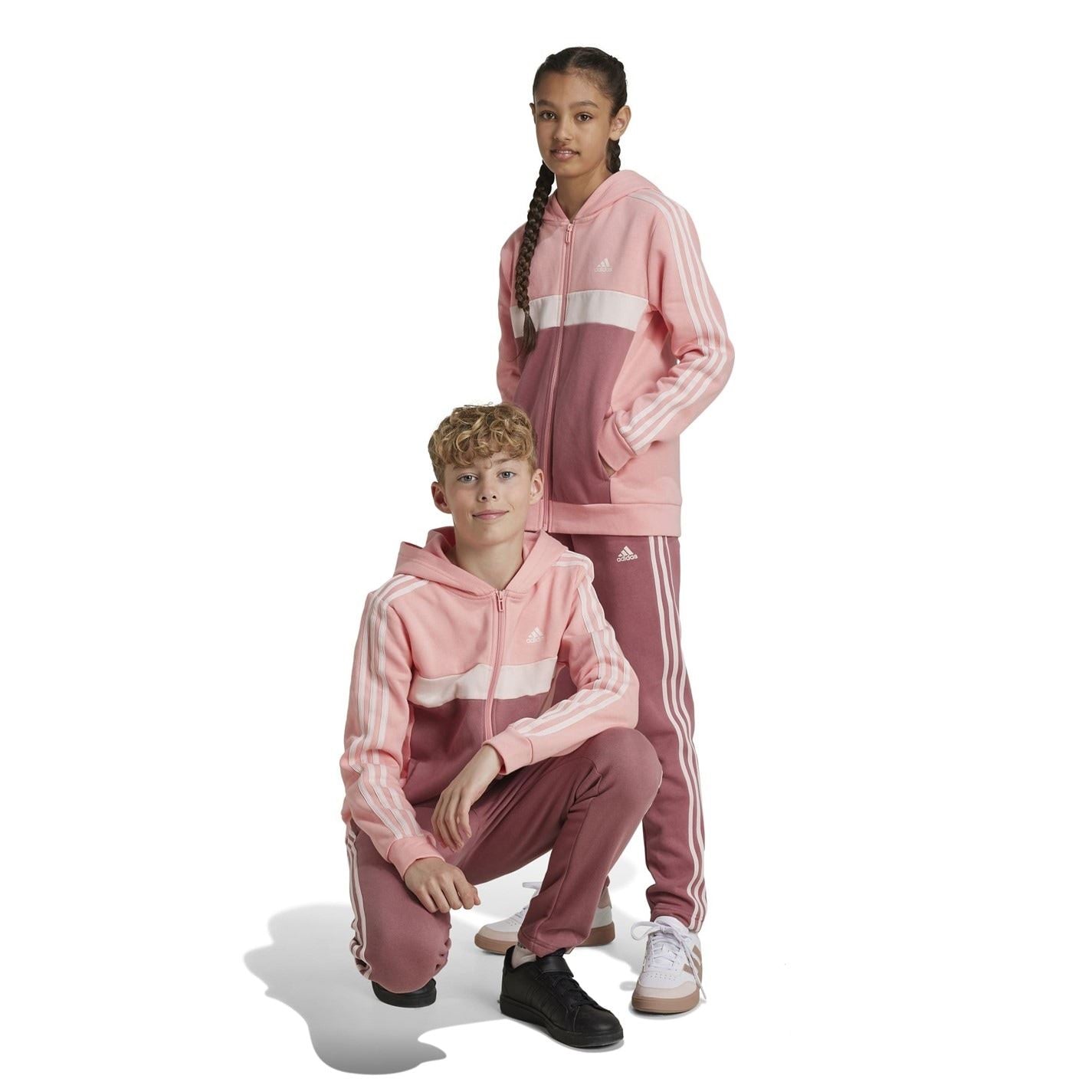 adidas Tiberio Fleece Tracksuit Juniors
